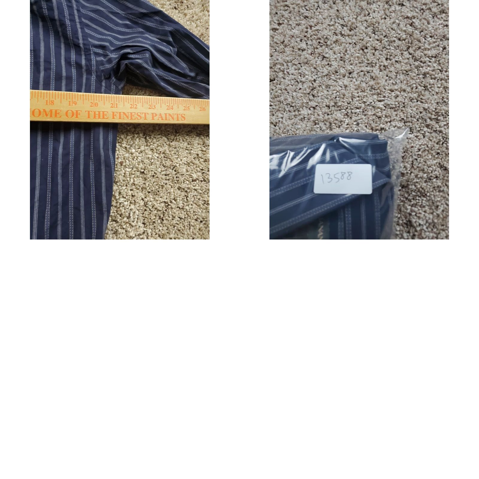 Banana Republic VINTAGE Banana Republic Shirt Mens Medium Blue Striped Button Up French Cuff Size US S / EU 44-46 / 1 - 8 Thumbnail