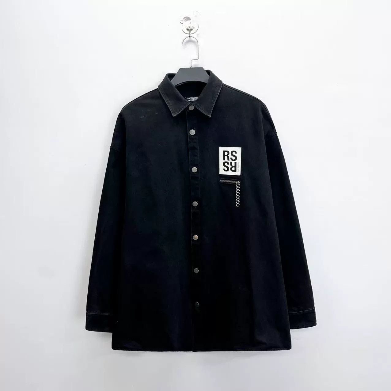 Raf Simons Raf Simons Black Distressed Denim Jacket Size US L / EU 52-54 / 3 - 1 Thumbnail