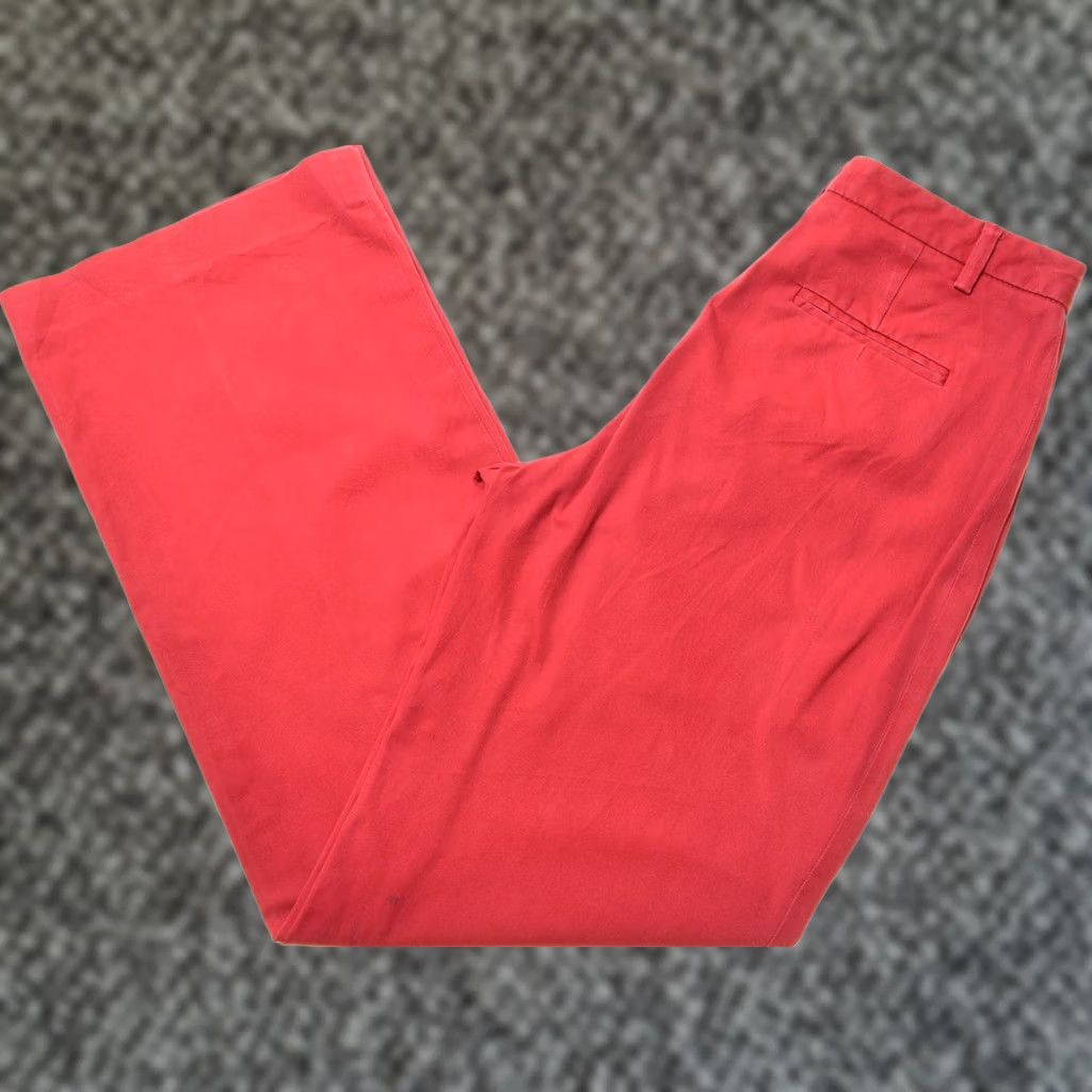 Banana Republic BANANA REPUBLIC Womens Casual Trousers Red Small US 4 W26 L29 Straight Size 28" / US 6 / IT 42 - 1 Thumbnail