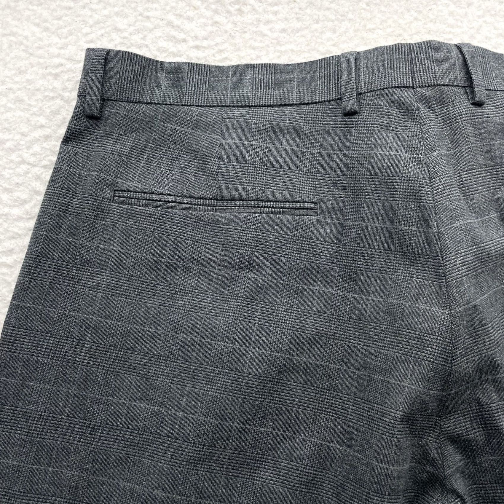 J.Crew J. Crew Thompson Dress Pants 38x30 Gray Glen Plaid Stretch Classic Size US 38 / EU 54 - 7 Thumbnail