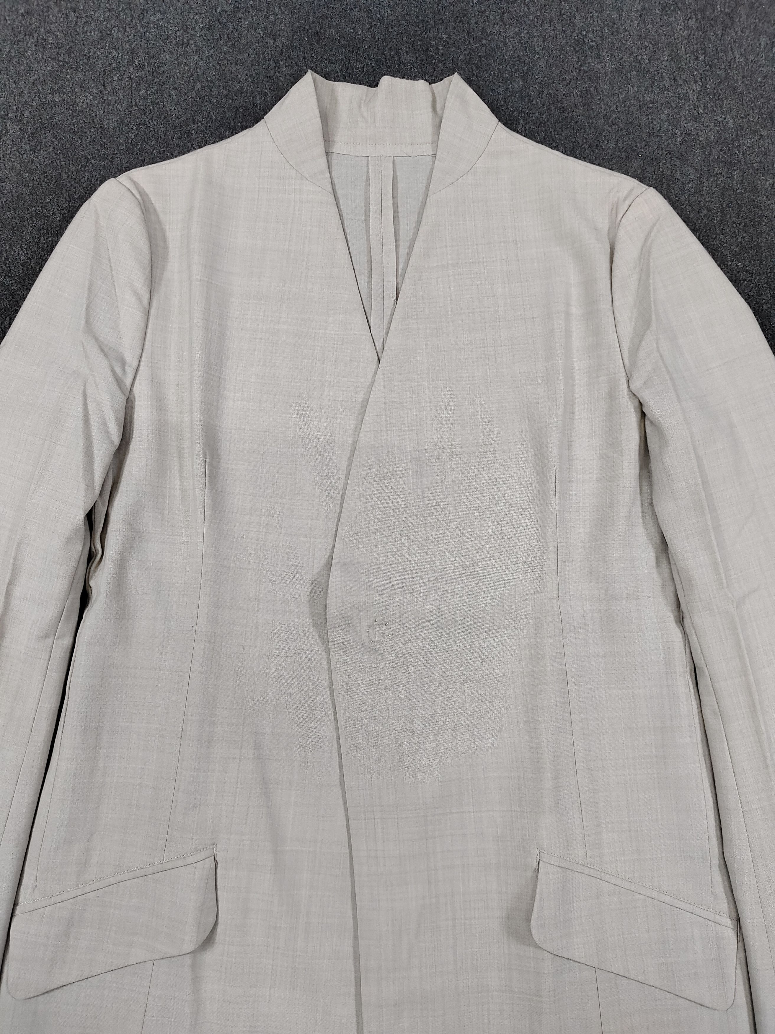 Yohji Yamamoto SAMPLE Y’s- Clean Wrap Silhouette Minimalist Long Coat Size M / US 6-8 / IT 42-44 - 9 Thumbnail