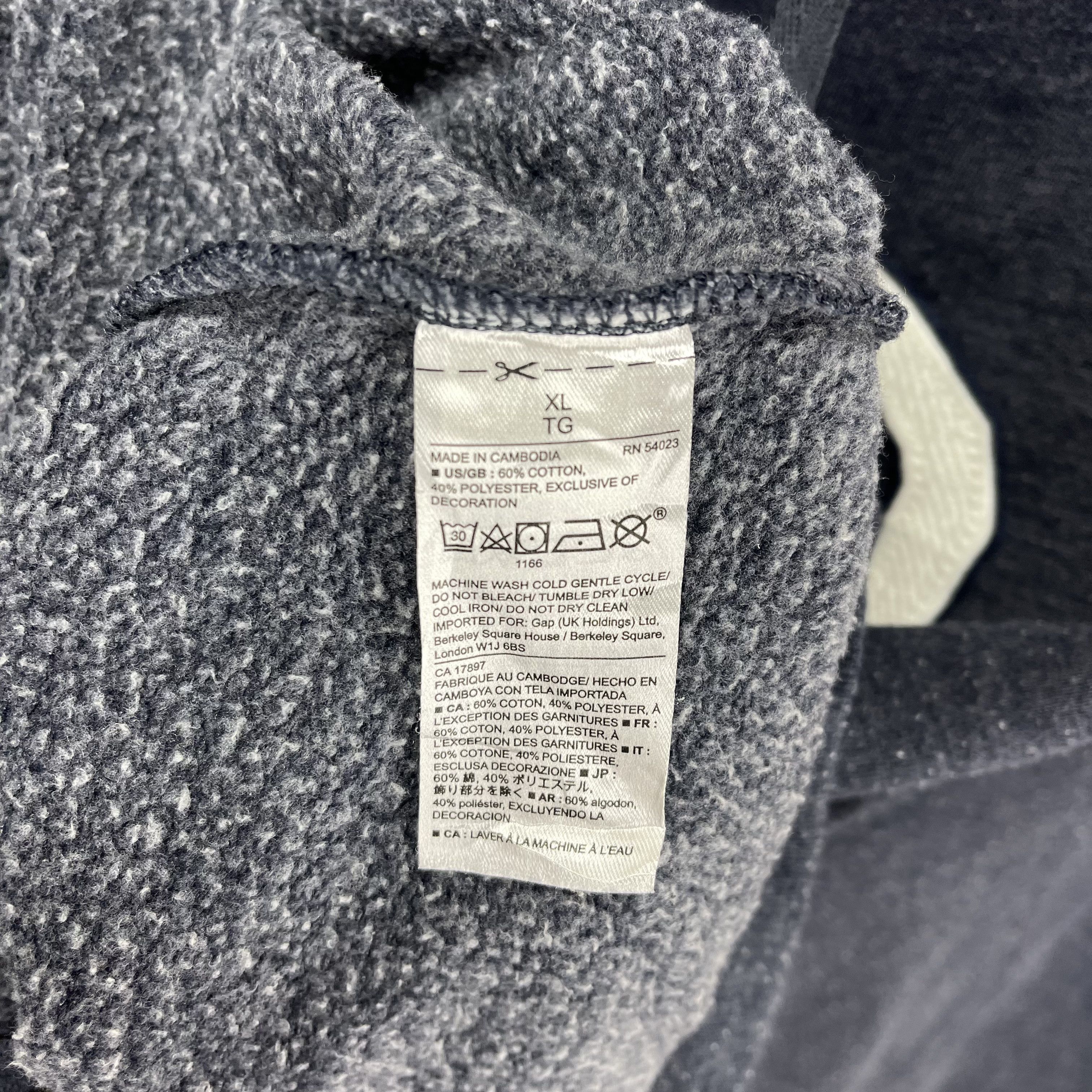 Gap GAP Zipper Hoodie #1380/AV Size US XL / EU 56 / 4 - 7 Thumbnail