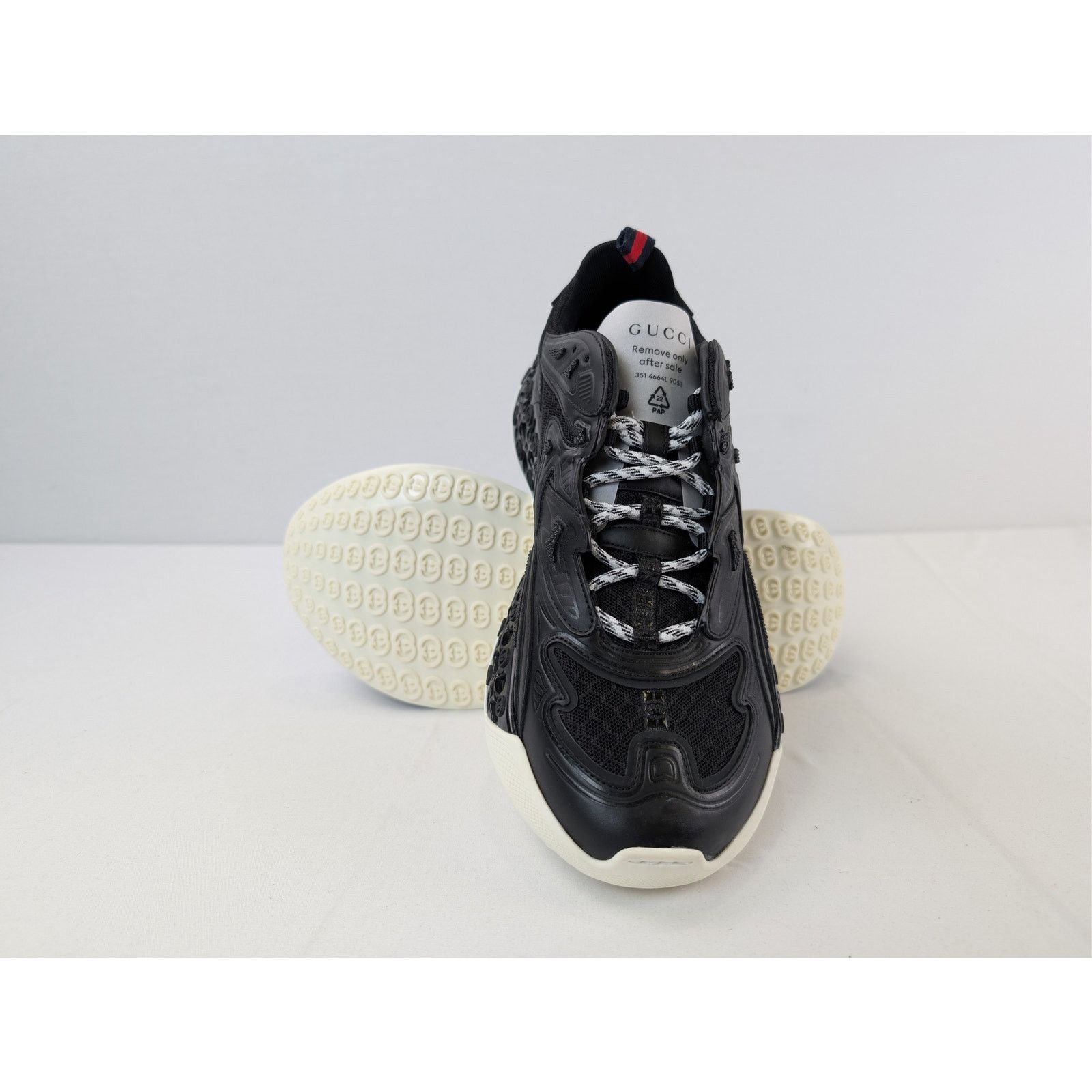 Gucci o1rshd1 Cub3d Trainer Sneakers in black Demetra and mesh Size US 8.5 / EU 41-42 - 14 Thumbnail