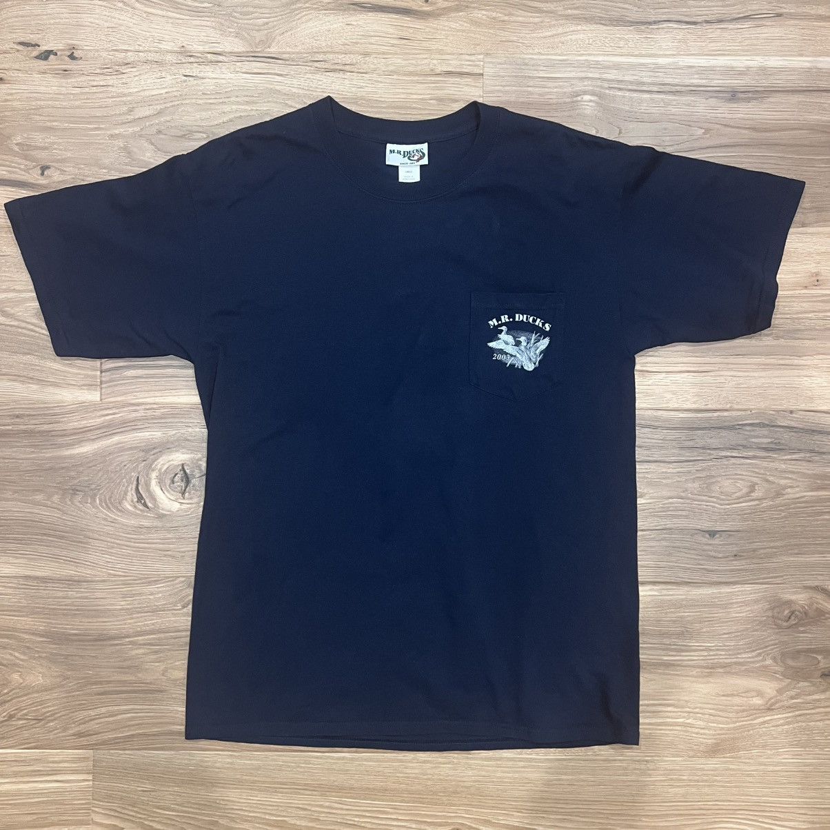 Other Vintage 2003 M.R. Ducks Ocean City Large T Shirt Navy Blue Size US L / EU 52-54 / 3 - 3 Thumbnail