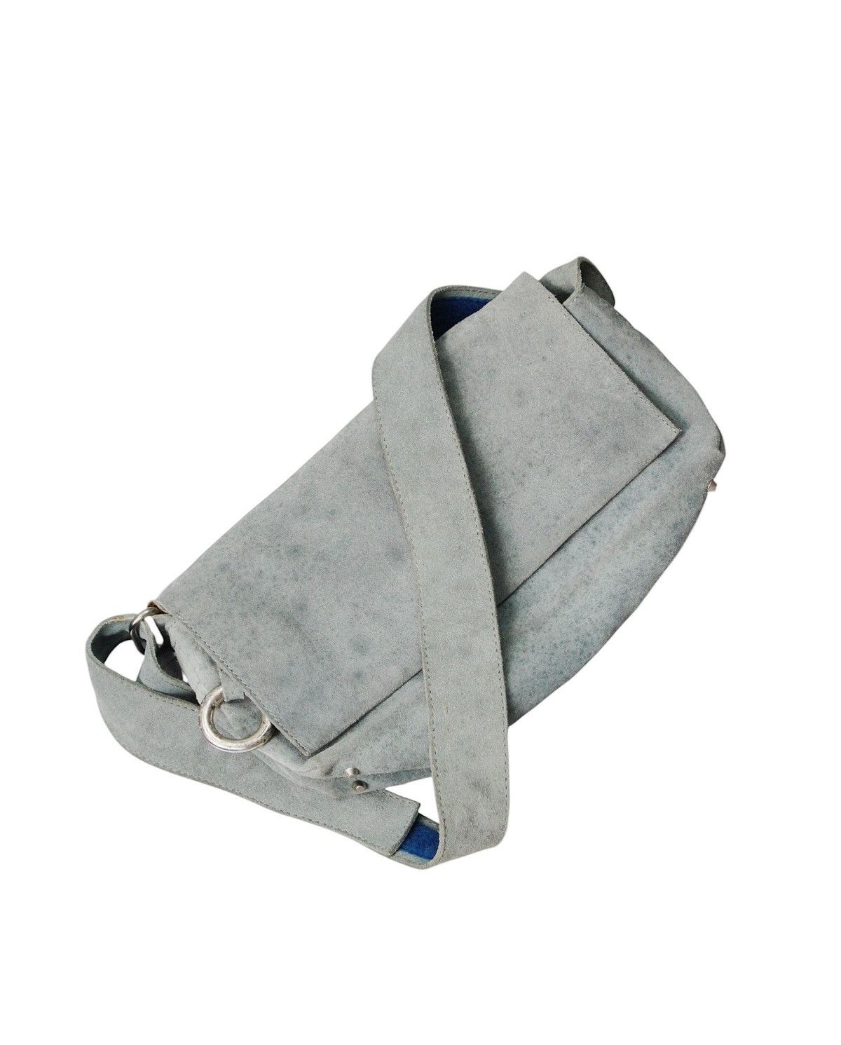 Designer 2000S SEQUOIA PARIS SUEDE SHOULDER BAG - MINT GREEN Size ONE SIZE - 6 Thumbnail