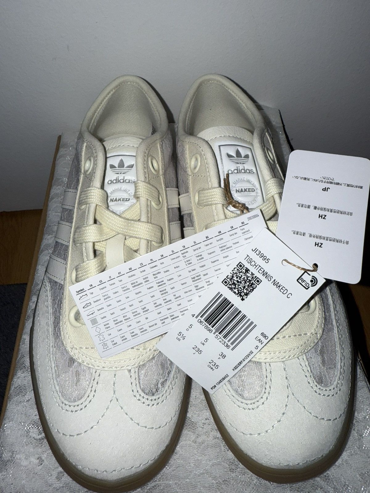 Adidas Adidas Tischtennis Naked Copenhagen Silvery Daisy Lace Pack Size US 5.5 / IT 35.5 - 9 Thumbnail