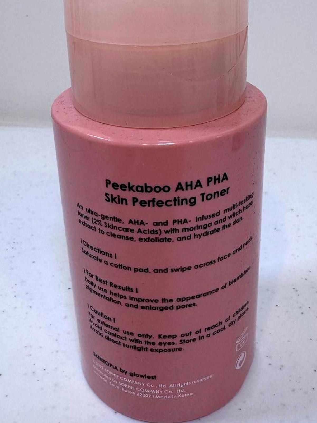 Designer Glowiest Peekaboo AHA PHA Skin Perfecting Toner - 150ml Size ONE SIZE - 2 Thumbnail