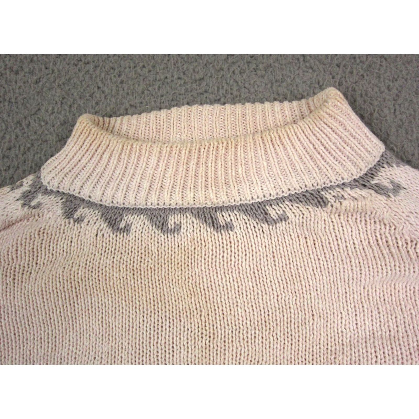 Vintage VINTAGE Sportables Sweater Womens 1X Plus Pink Turtleneck Pullover 90s Ladies Boys? Girls? Size XXL / US 16-18 / IT 52-54 - 3 Thumbnail