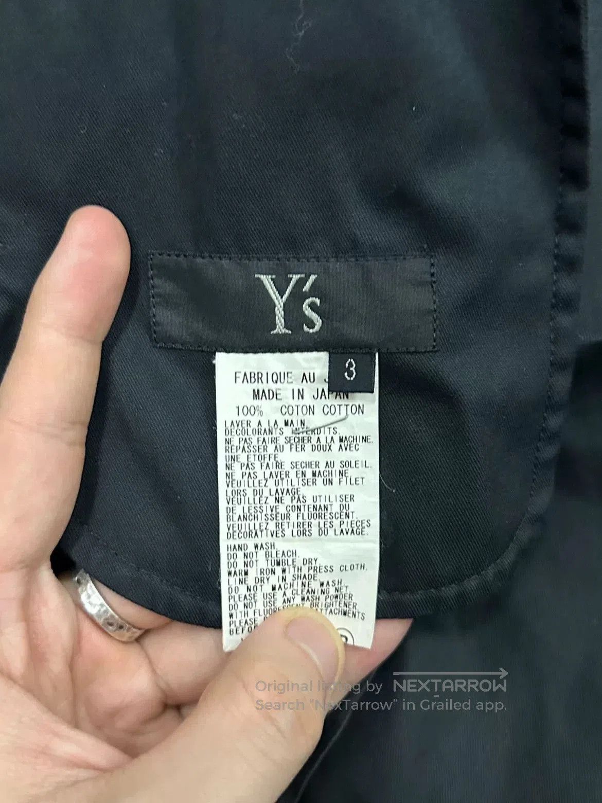 Yohji Yamamoto Yohji Yamamoto Y's Men's Strap Pants. Size US 32 / EU 48 - 4 Thumbnail