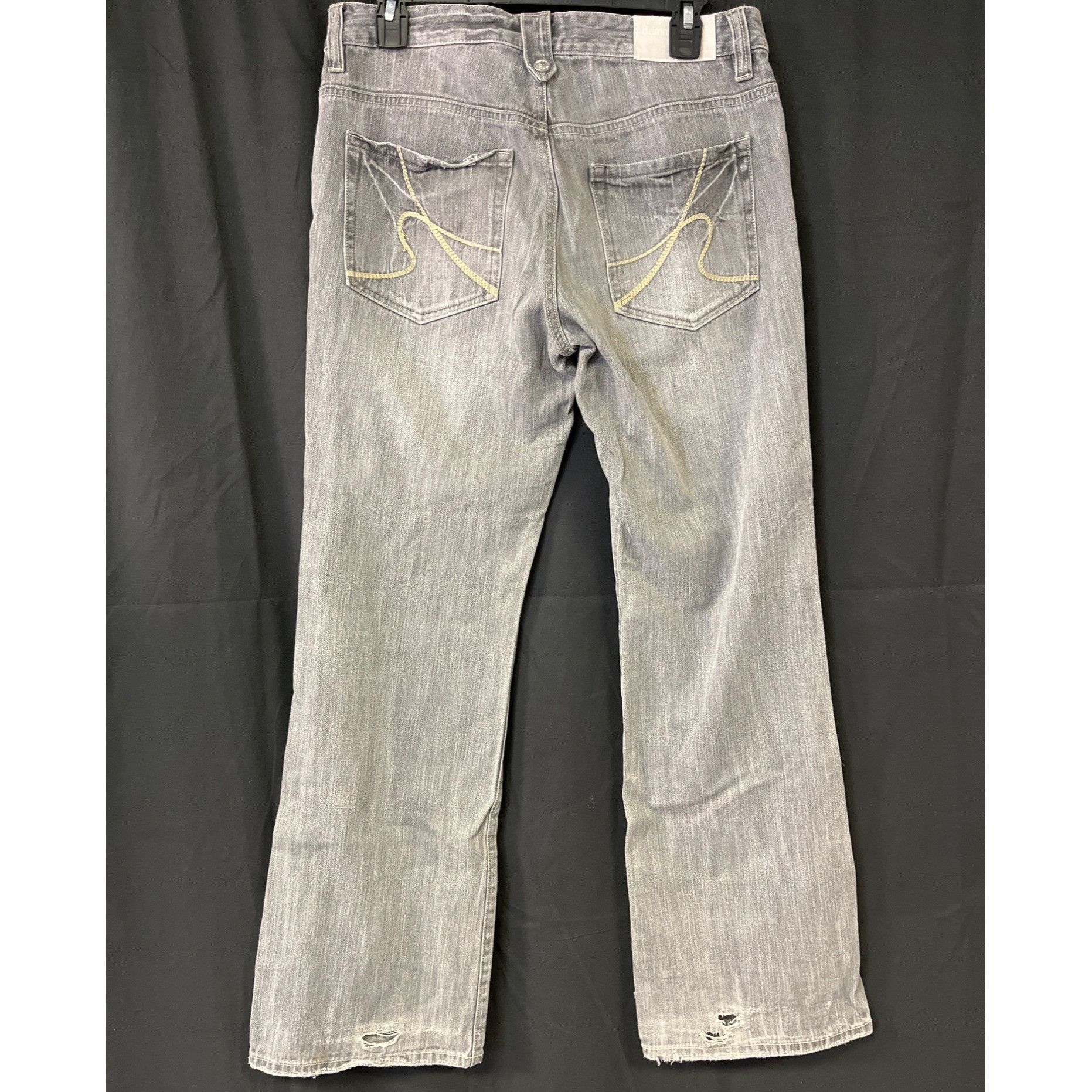 Other Hum Men's Grey Pants/Jeans/Wide Leg 31x38 SKU 4634 Size US 31 - 3 Thumbnail