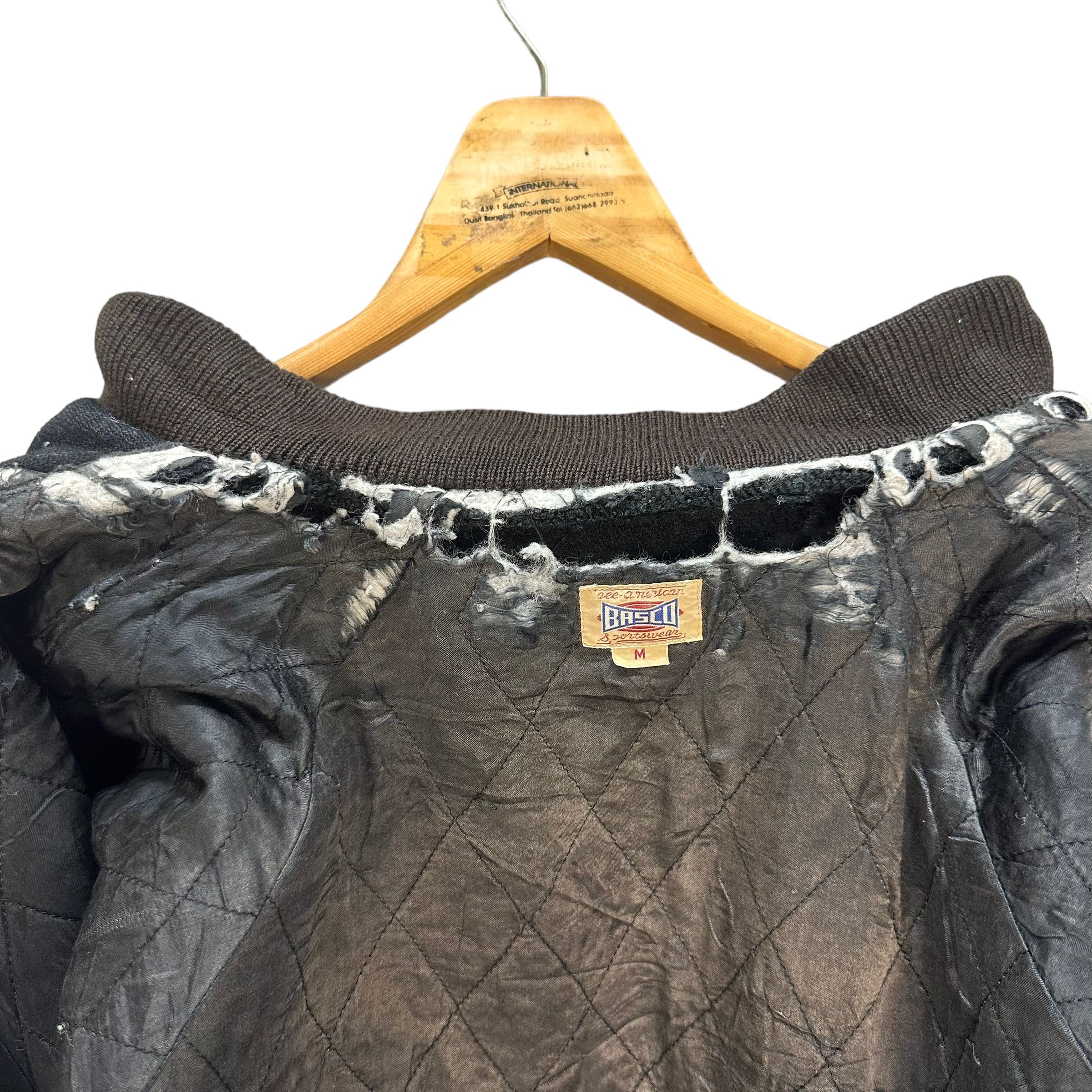 Basco TRASHED🔥 BASCO AMERICAN WOOL VARSITY JACKET #8277-221 Size US M / EU 48-50 / 2 - 8 Thumbnail
