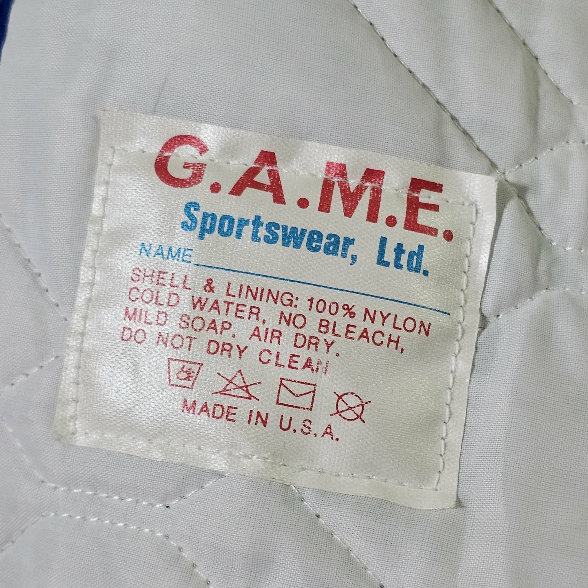 The Game Buffalo Bills Vintage 80s Starter Style Satin Bomber Jacket Size US XXL / EU 58 / 5 - 7 Thumbnail