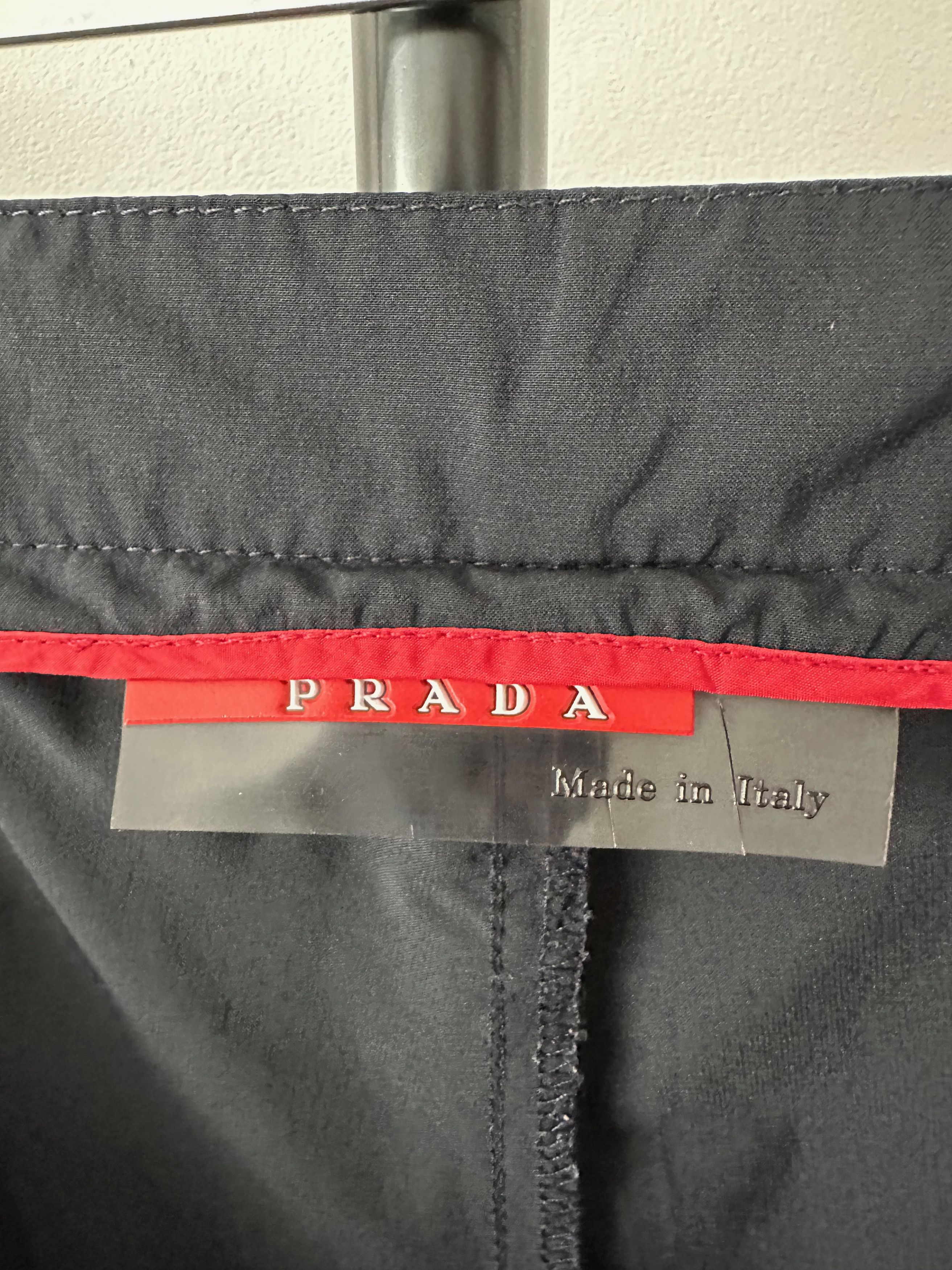 Prada Prada black stretch elastic stretch trousers pants Size US 36 / EU 52 - 5 Thumbnail