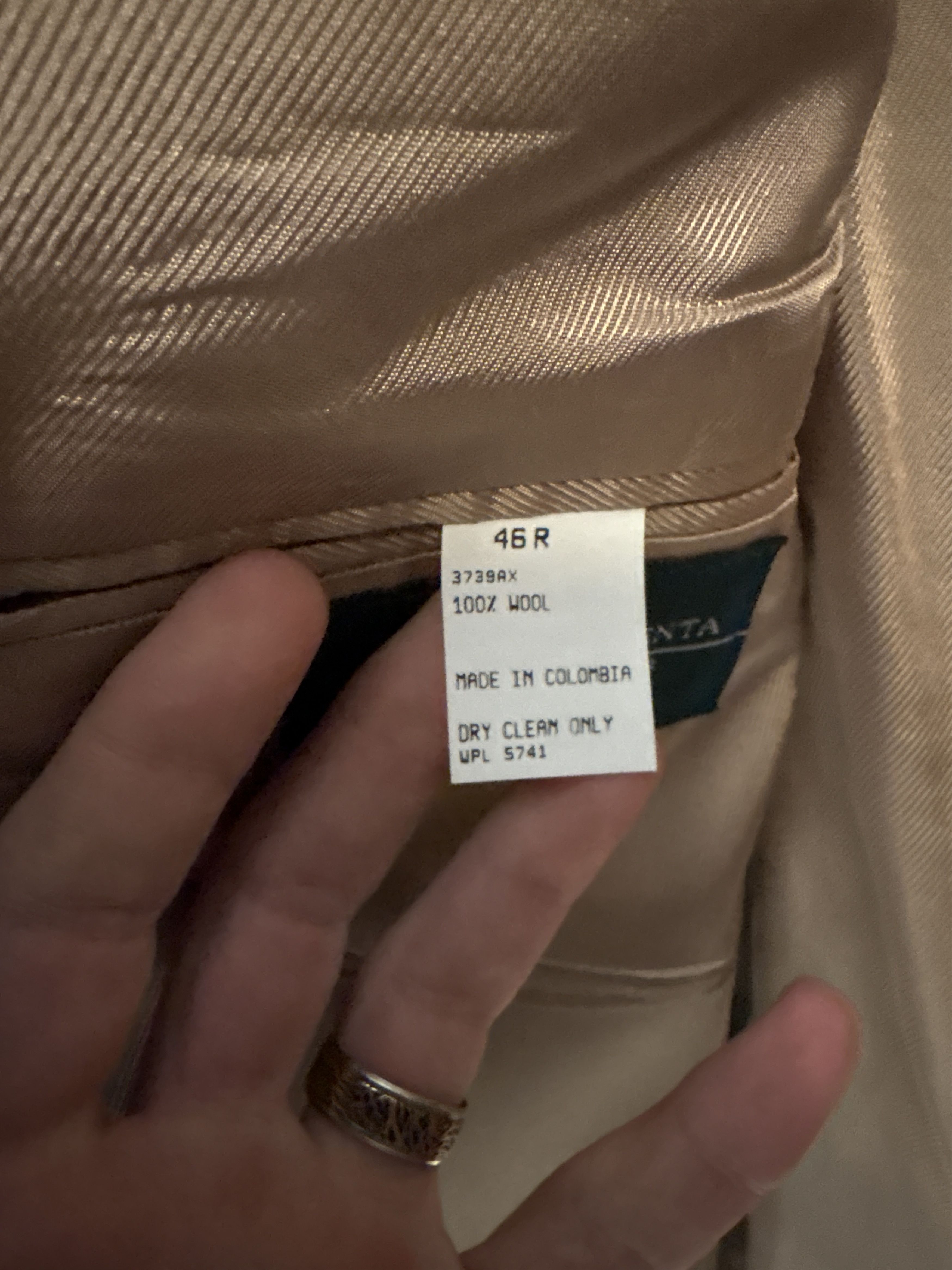 Oscar De La Renta Houndstooth Blazer Size 46R - 3 Thumbnail