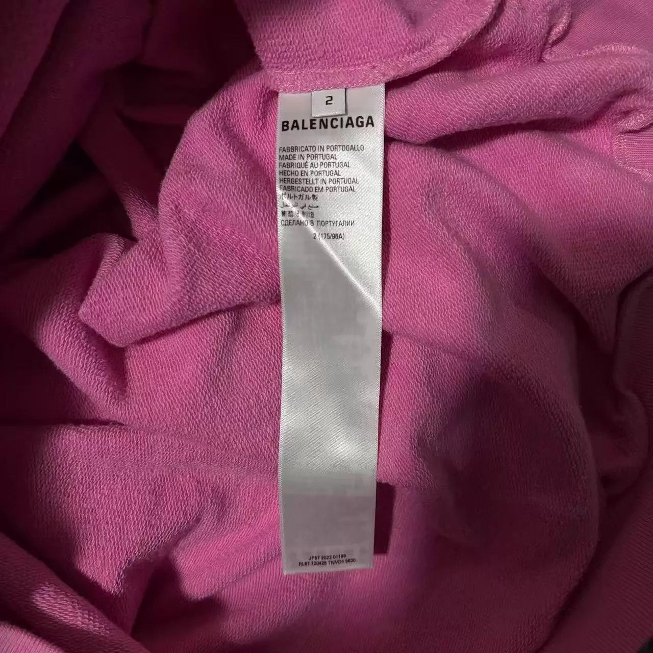 Balenciaga Balenciaga Pink Zip-Up Sweatshirt Jacket US 2 Size US M / EU 48-50 / 2 - 5 Thumbnail