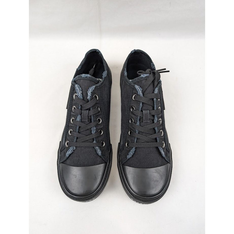 Balenciaga o1rshd1 Paris Low-Top Sneakers in Black Size US 9 / EU 42 - 16 Thumbnail