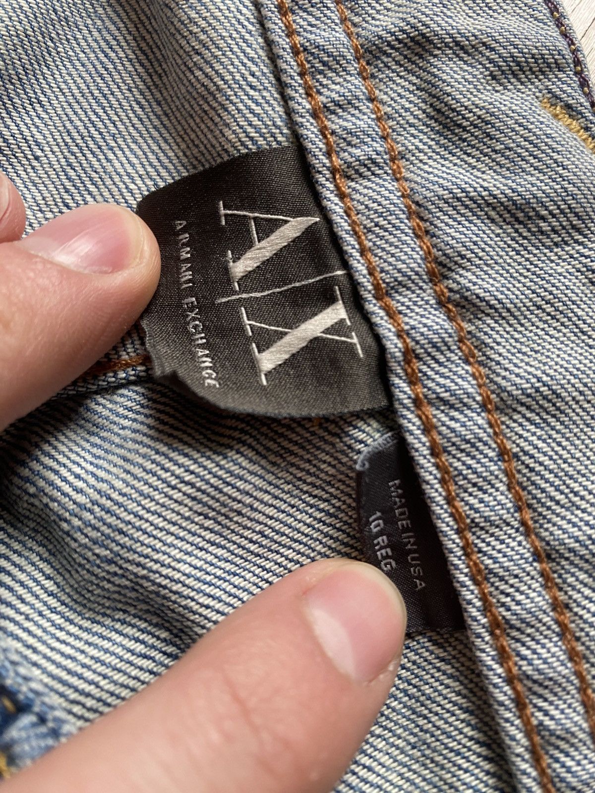 Armani Exchange × Emporio Armani × Vintage Armani Exchange х Pocket Logo х Flared Fit Pants Size US 34 / EU 50 - 8 Thumbnail