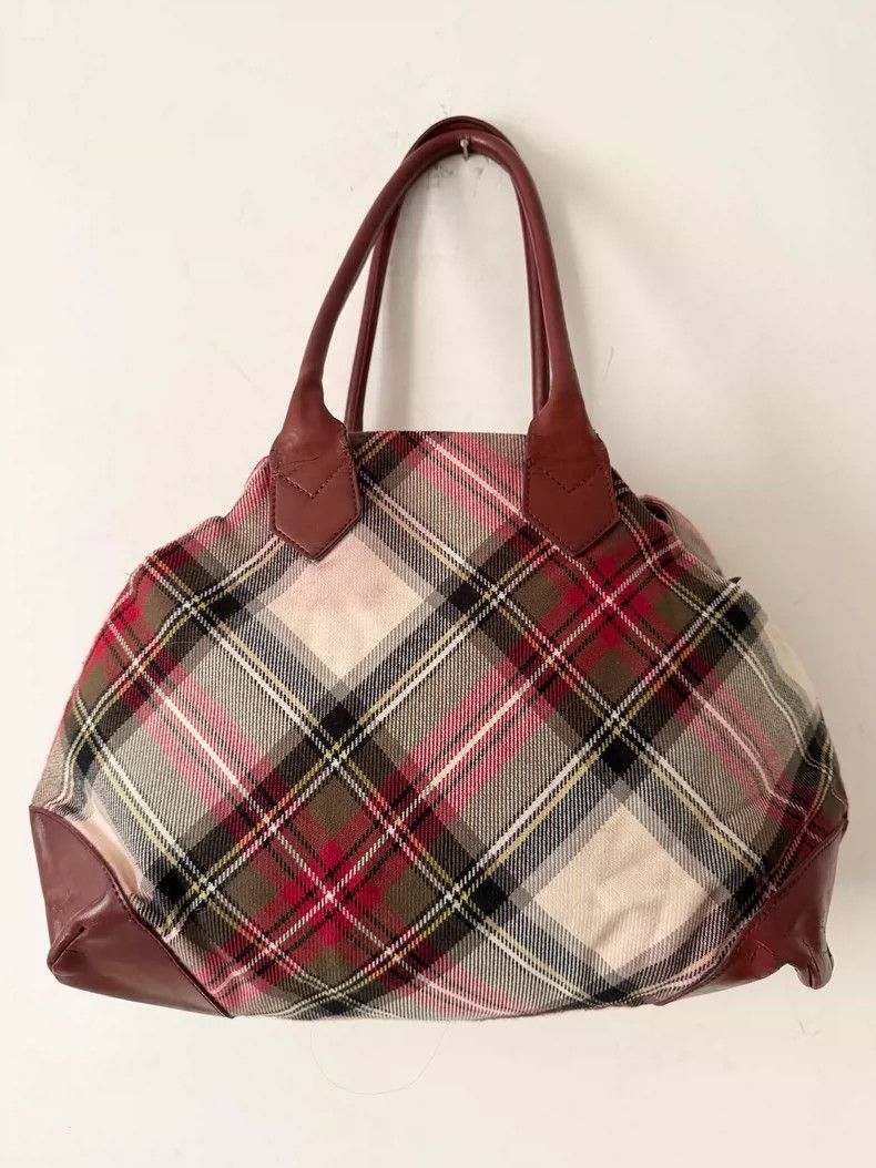 Vivienne Westwood Vivienne Westwood Red and white checkered pattern with fol Size ONE SIZE - 3 Thumbnail