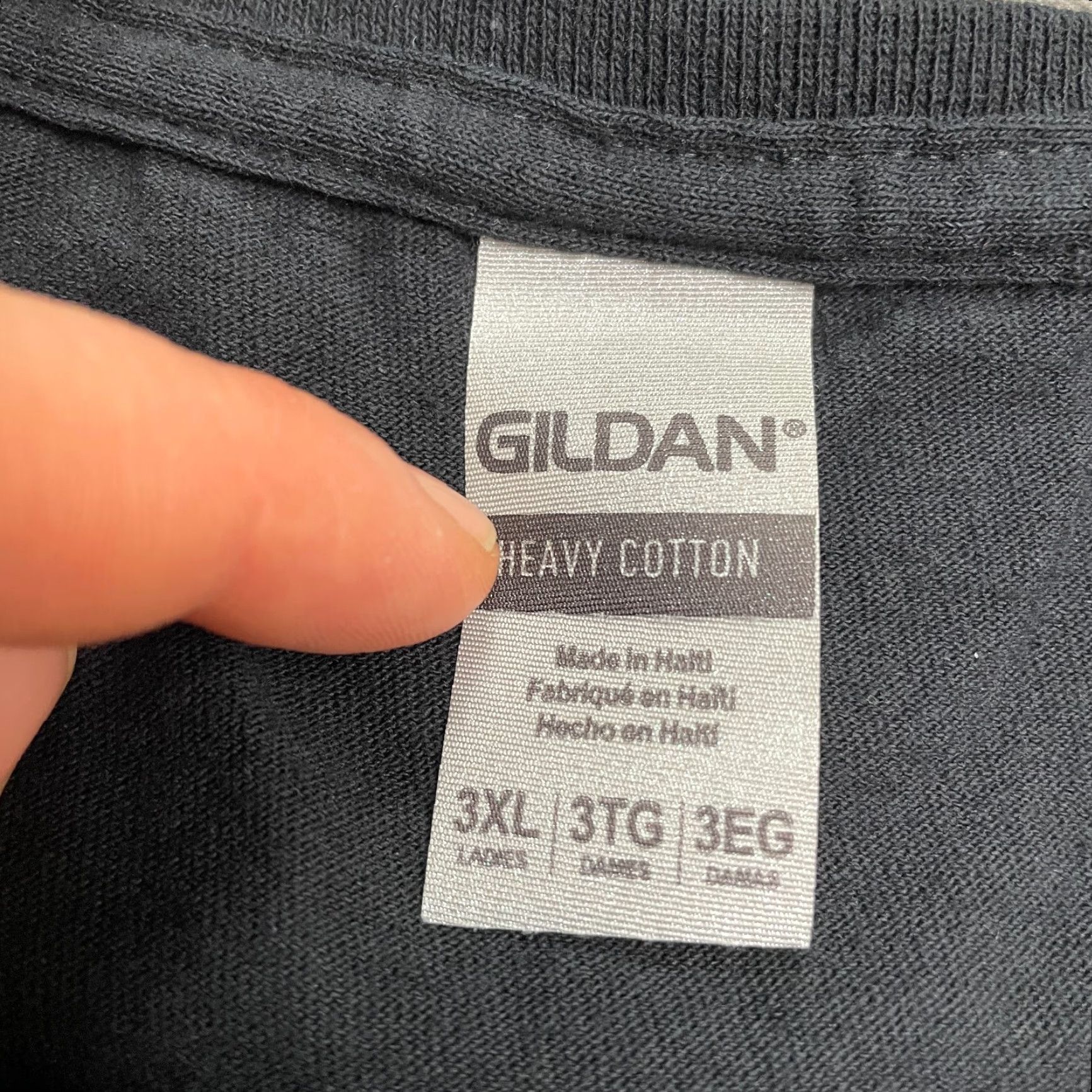 Gildan Gildan T-Shirt 3XL Womens Black Graphic Heavy Cotton MLK And Biggie Size XXL / US 16-18 / IT 52-54 - 4 Thumbnail