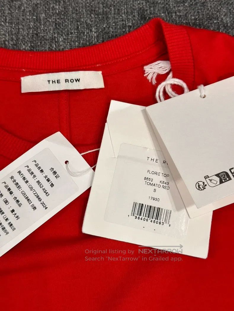 The Row The row Red Short Sleeve T-shirt Size S / US 4 / IT 40 - 4 Thumbnail