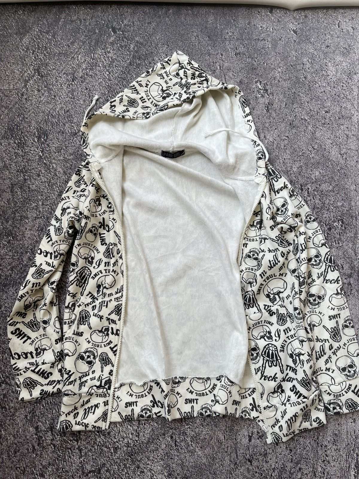 Hysteric Glamour Y2k Park Girl Ifsixwasnine skull full print hoodie Size US M / EU 48-50 / 2 - 5 Thumbnail