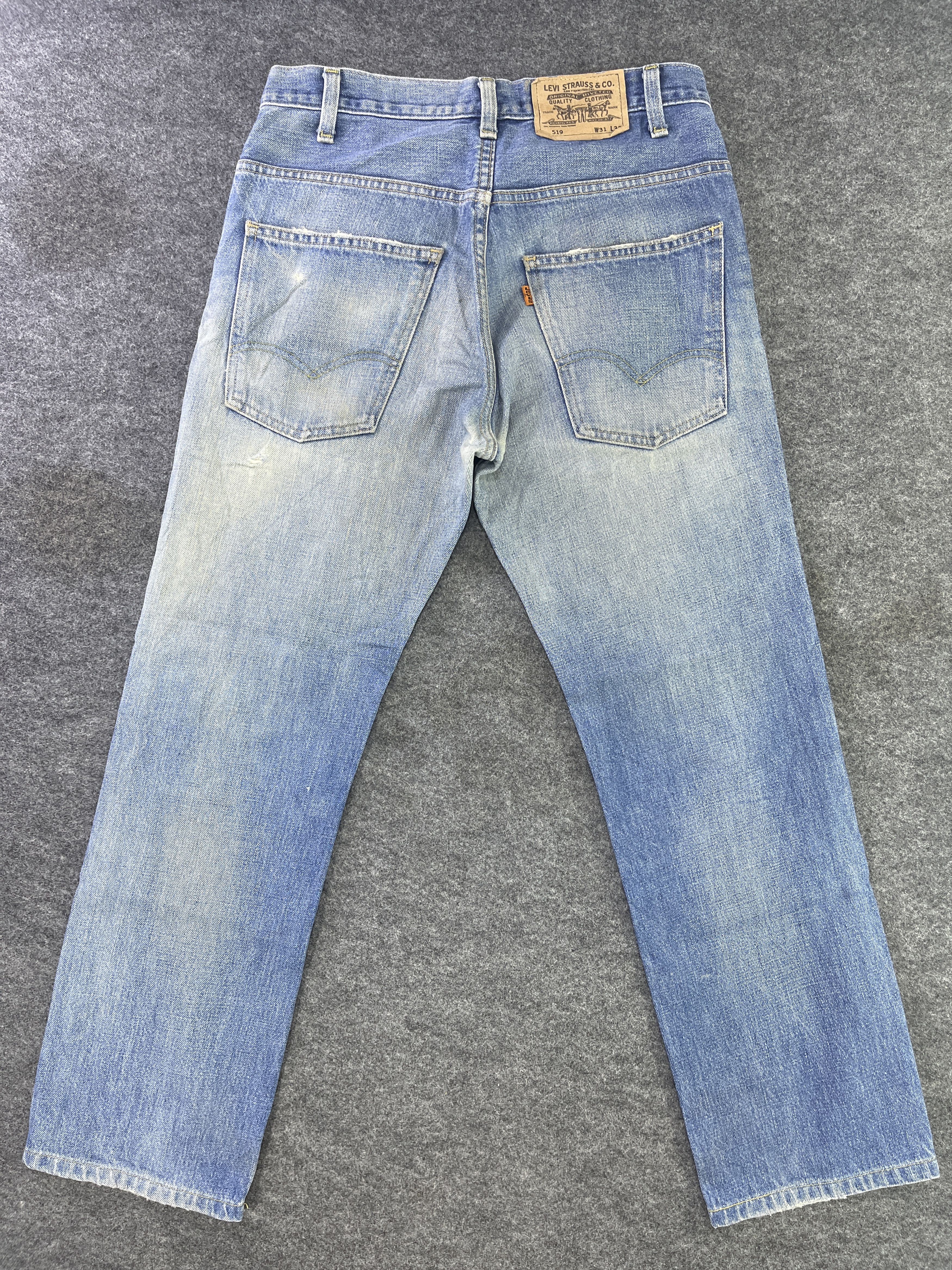 Levi's Vintage Levis 519 Distressed Jeans - J964 Size US 31 - 2 Thumbnail