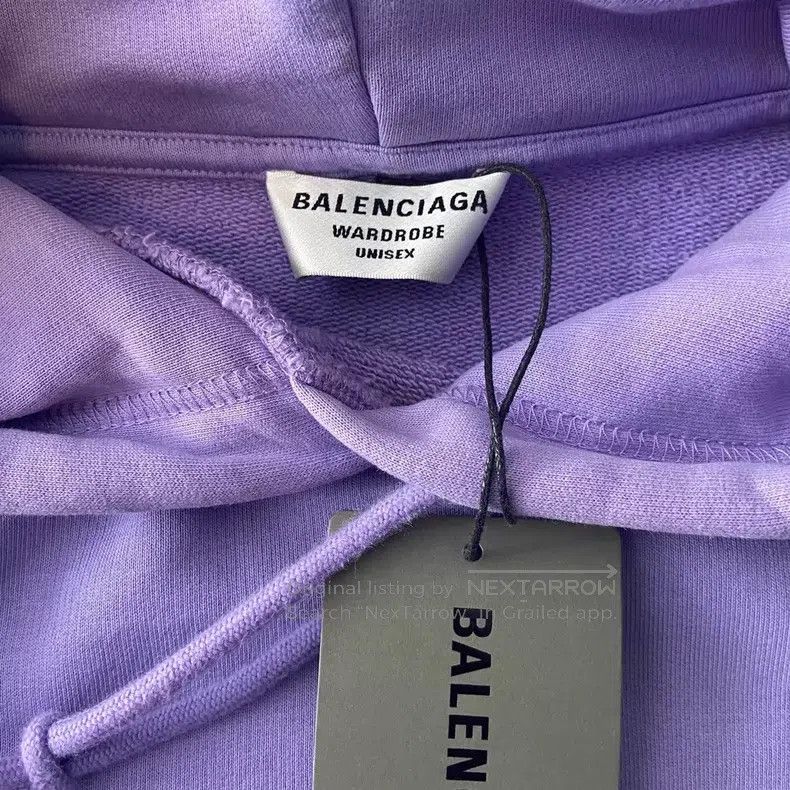 Balenciaga Balenciaga Eggplant purple embroidered Coca-Cola hooded sw Size US M / EU 48-50 / 2 - 3 Thumbnail