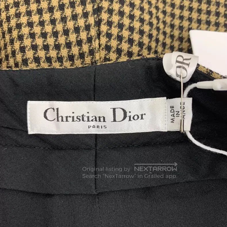 Dior Dior Brown checkered wool shorts Size 24" / US 00 / IT 34 - 5 Thumbnail