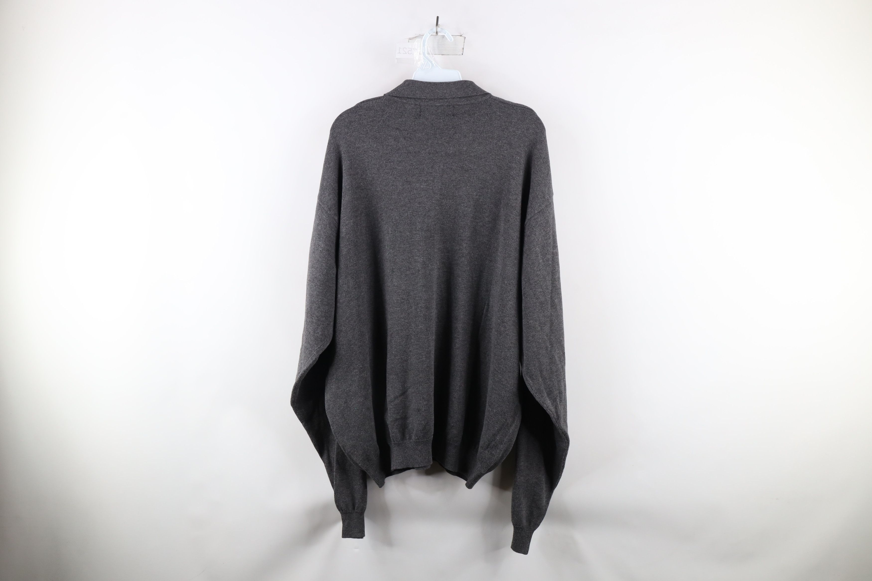 Vintage Deadstock Vintage 90s Streetwear Collared Pullvoer Sweater Size US XL / EU 56 / 4 - 7 Thumbnail