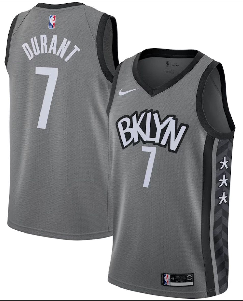 Nike Nike Brooklyn Nets “Kevin Durant” Bold Statement Ed. Jersey Size US XXL / EU 58 / 5 - 1 Thumbnail