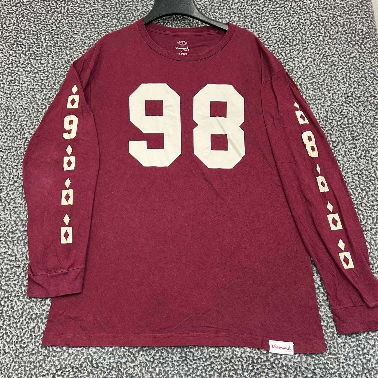 Diamond Supply Co. Diamond Supply Co. #98 Shirt Men Red Crew Neck Cotton L Size US L / EU 52-54 / 3 - 1 Thumbnail