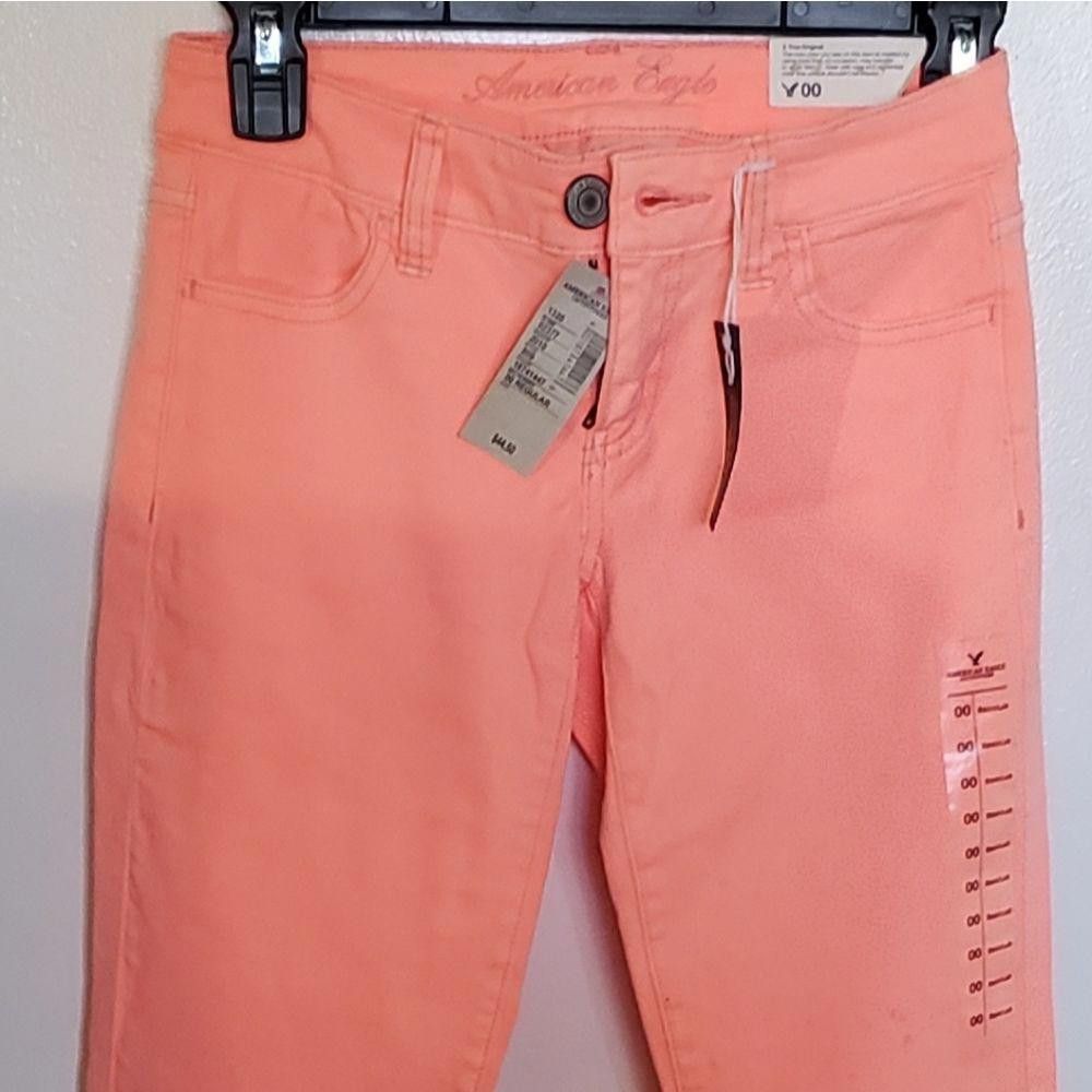 Designer CT1055a MELON NWT Juniors Jeans Size 00 Size 24" / US 00 / IT 34 - 1 Thumbnail