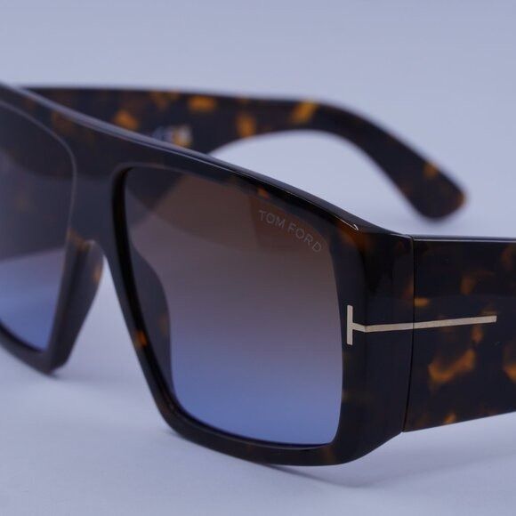 Tom Ford Tom Ford FT1036 56F Raven Sunglasses Havana Aviator Frame Size ONE SIZE - 8 Thumbnail