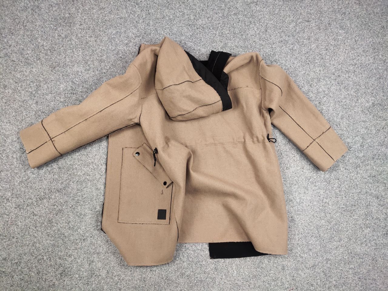 Other Marc Cain Design Reversible Coat Hooded Classic Jacket Size XL / US 12-14 / IT 48-50 - 16 Thumbnail