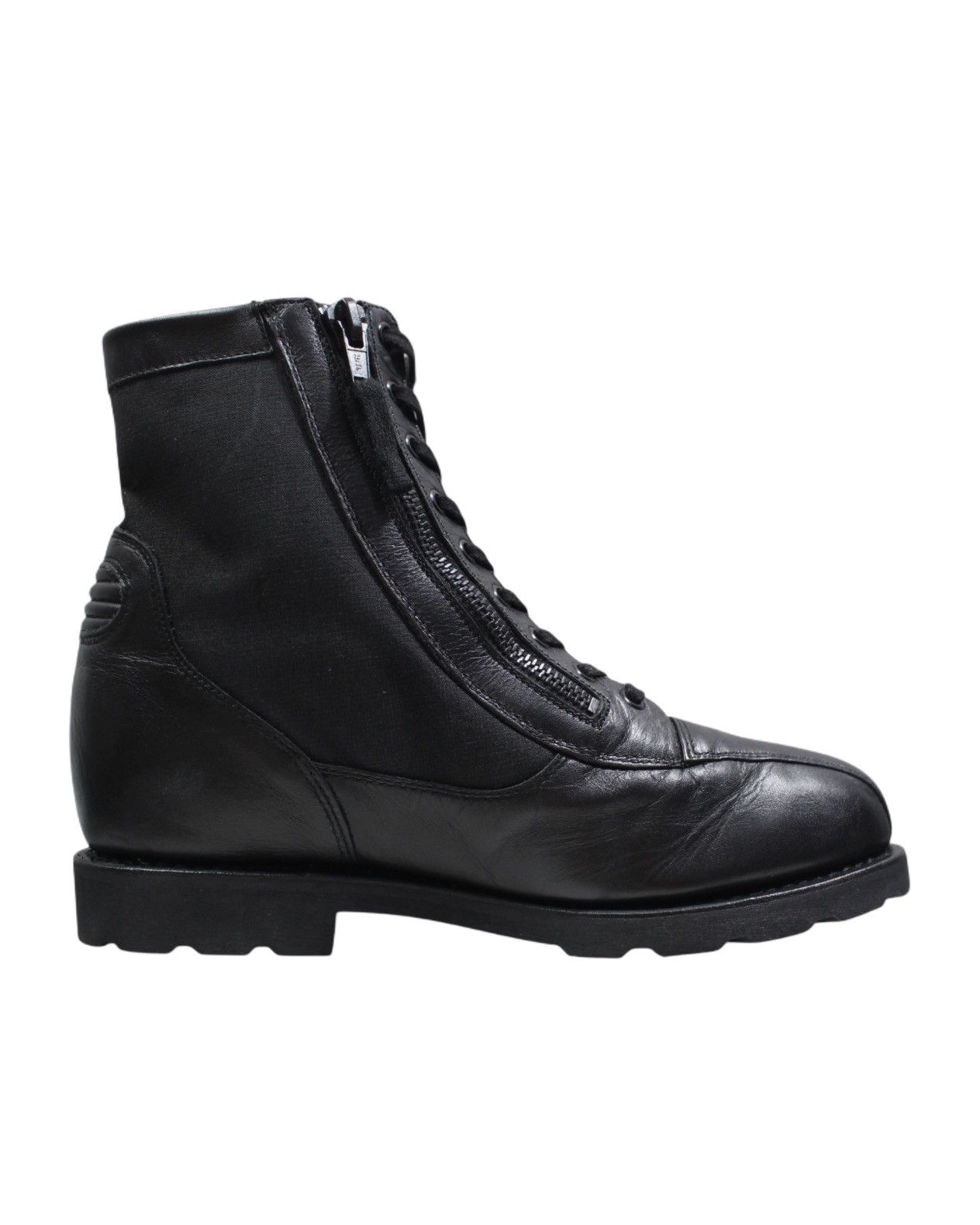 Vintage 2014 ARMY FRENCH LEATHER BOOTS Size US 10 / EU 43 - 5 Thumbnail
