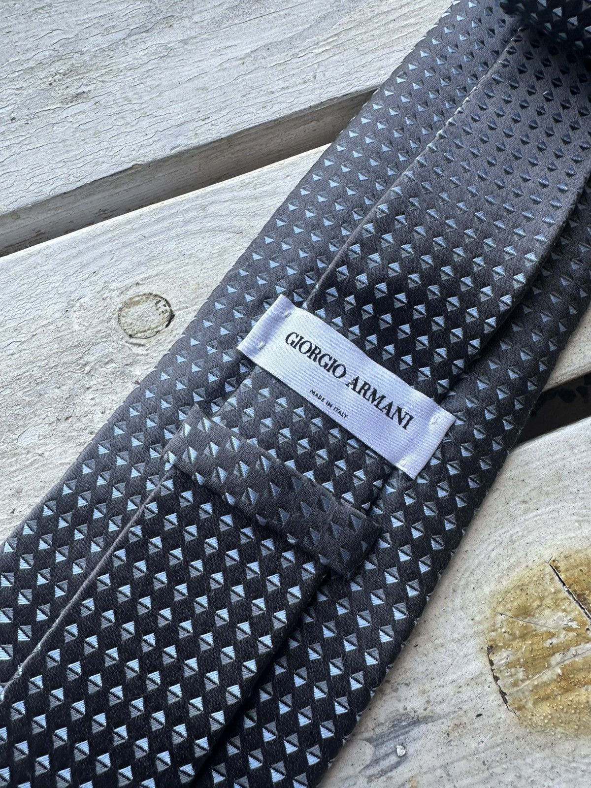 Armani × Giorgio Armani × Vintage 🚨Vintage Georgio Armani Men's Tie Cravatte 100% Silk Size ONE SIZE - 3 Thumbnail