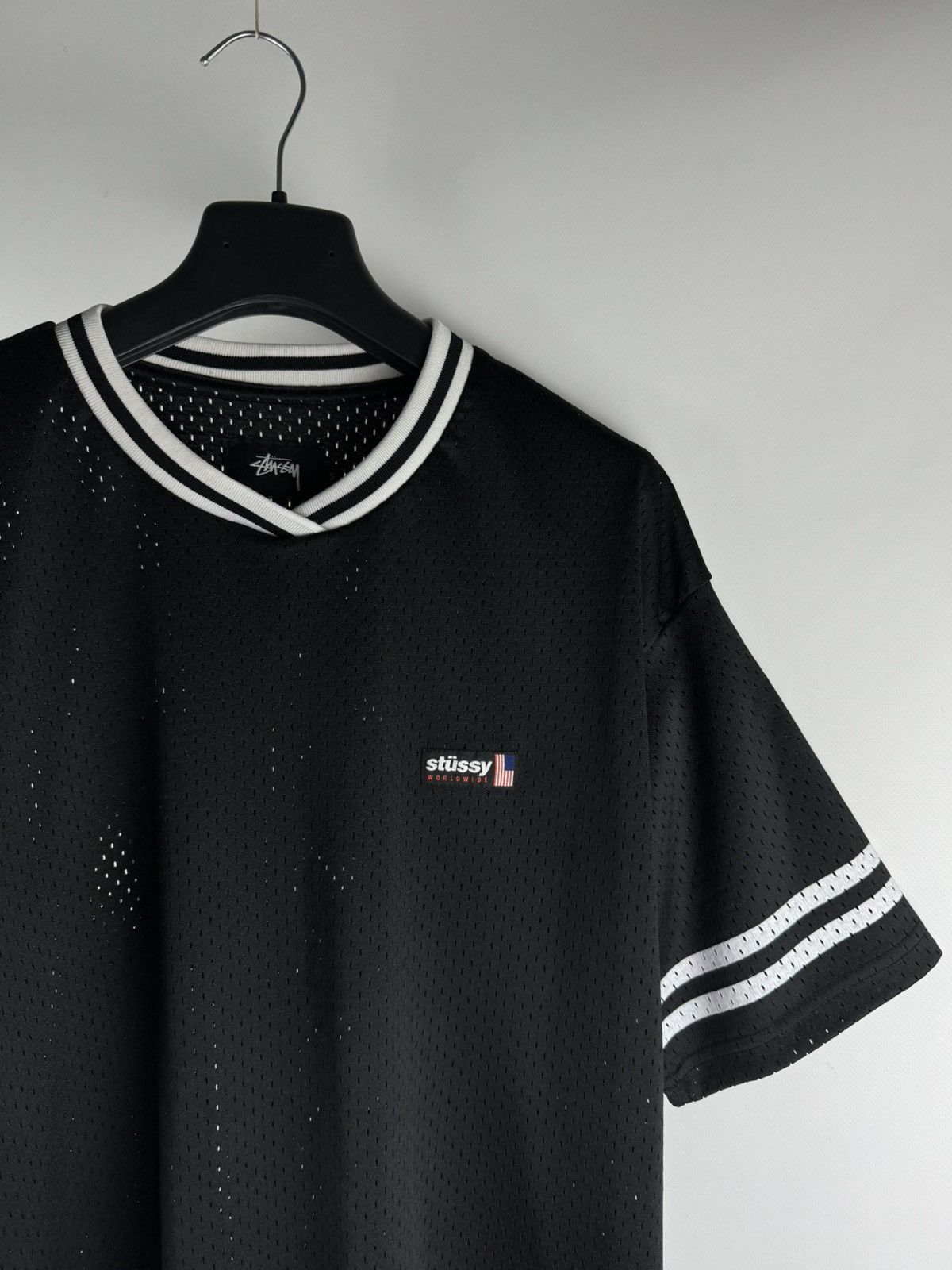 Stussy Stussy American Basketball / Football Jersey T-Shirt Size US L / EU 52-54 / 3 - 2 Thumbnail