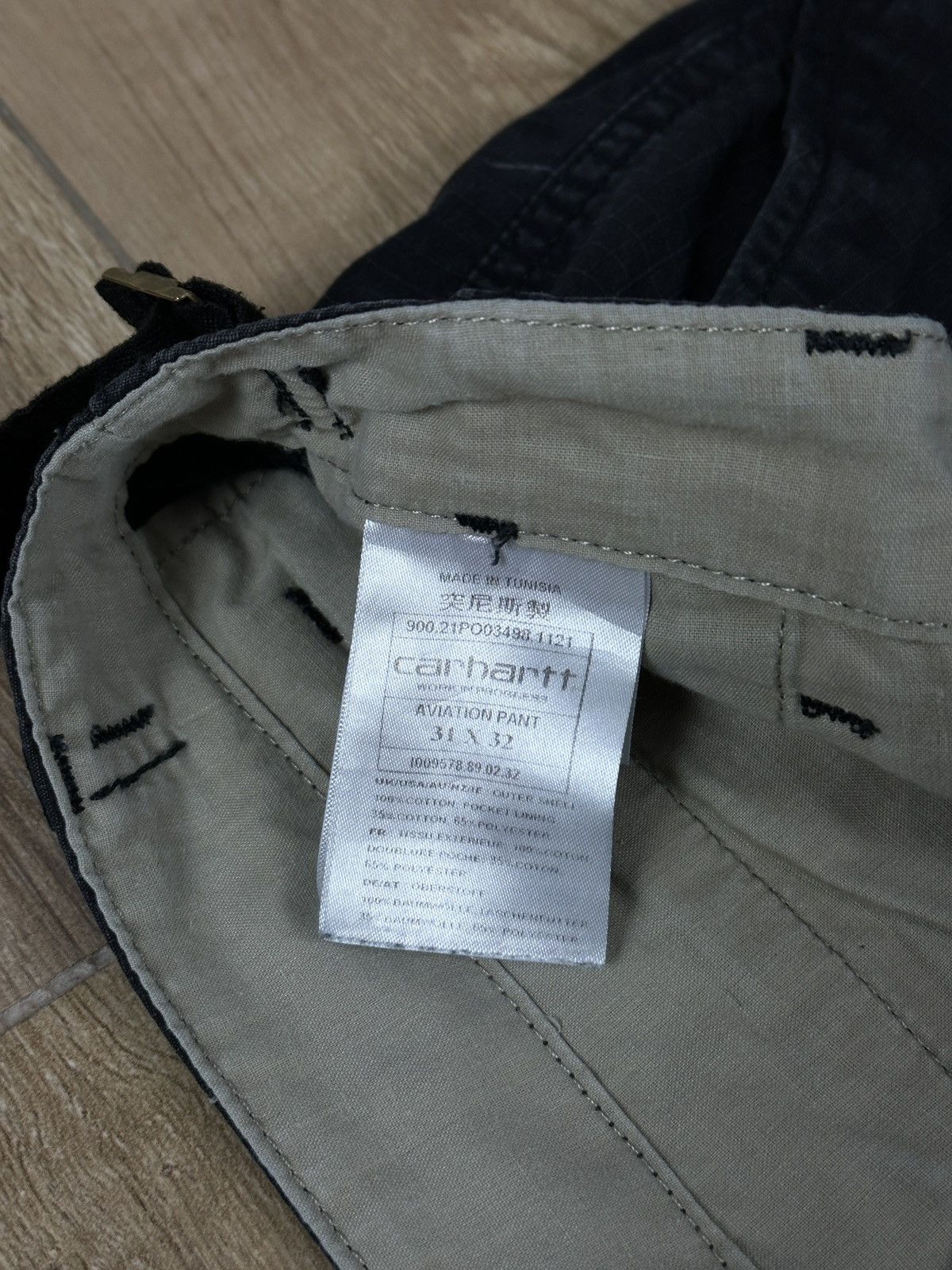 Carhartt × Vintage Vintage Carhartt WIP Aviation Cargo Pants Size US 31 - 10 Thumbnail