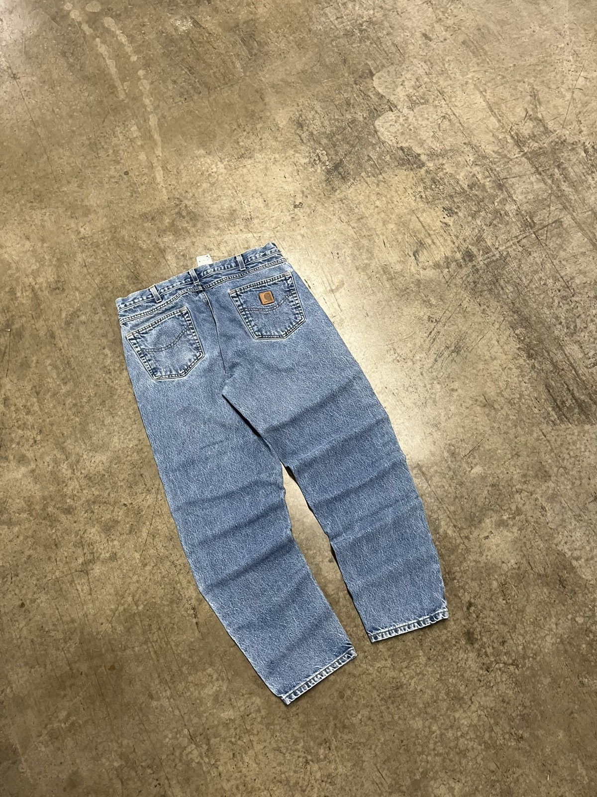 Carhartt × Vintage Carhartt vintage baggy fit denim pants skater hype rare Size US 36 / EU 52 - 2 Thumbnail