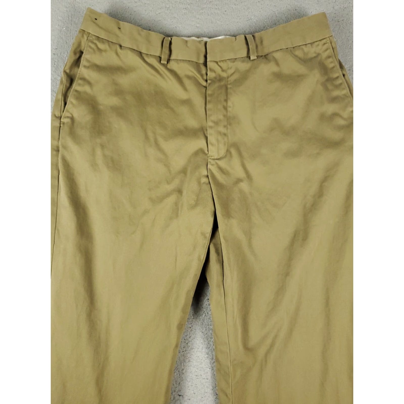Ralph Lauren Ralph Lauren Chino Pants Mens 36x32 Beige Flat Front Casual Trousers Size US 36 / EU 52 - 2 Thumbnail