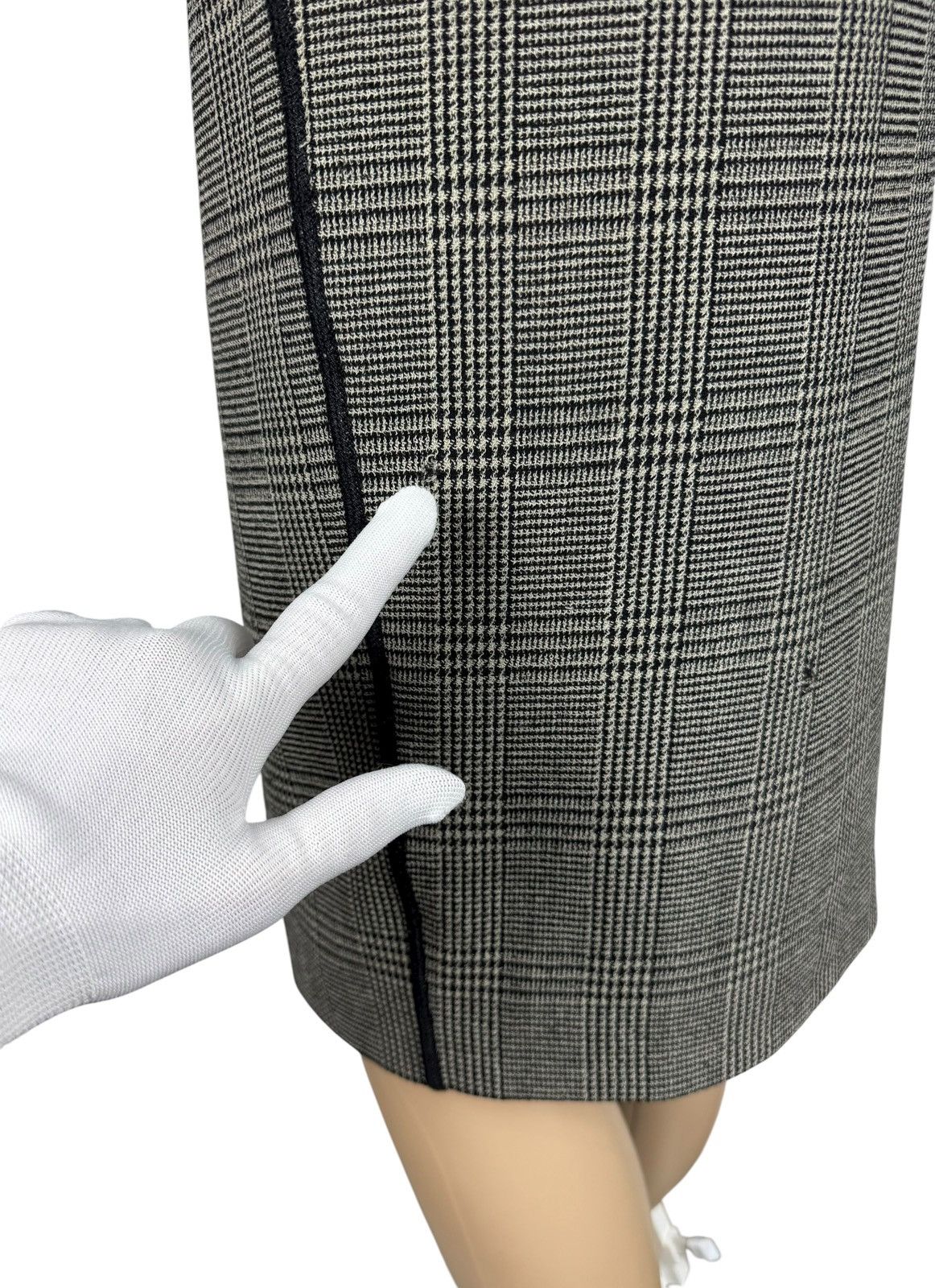 Jean Paul Gaultier Jean Paul Gaultier Wool Glencheck Skirt Vintage UK14 IT46 Size 34" / US 12 / IT 48 - 10 Thumbnail