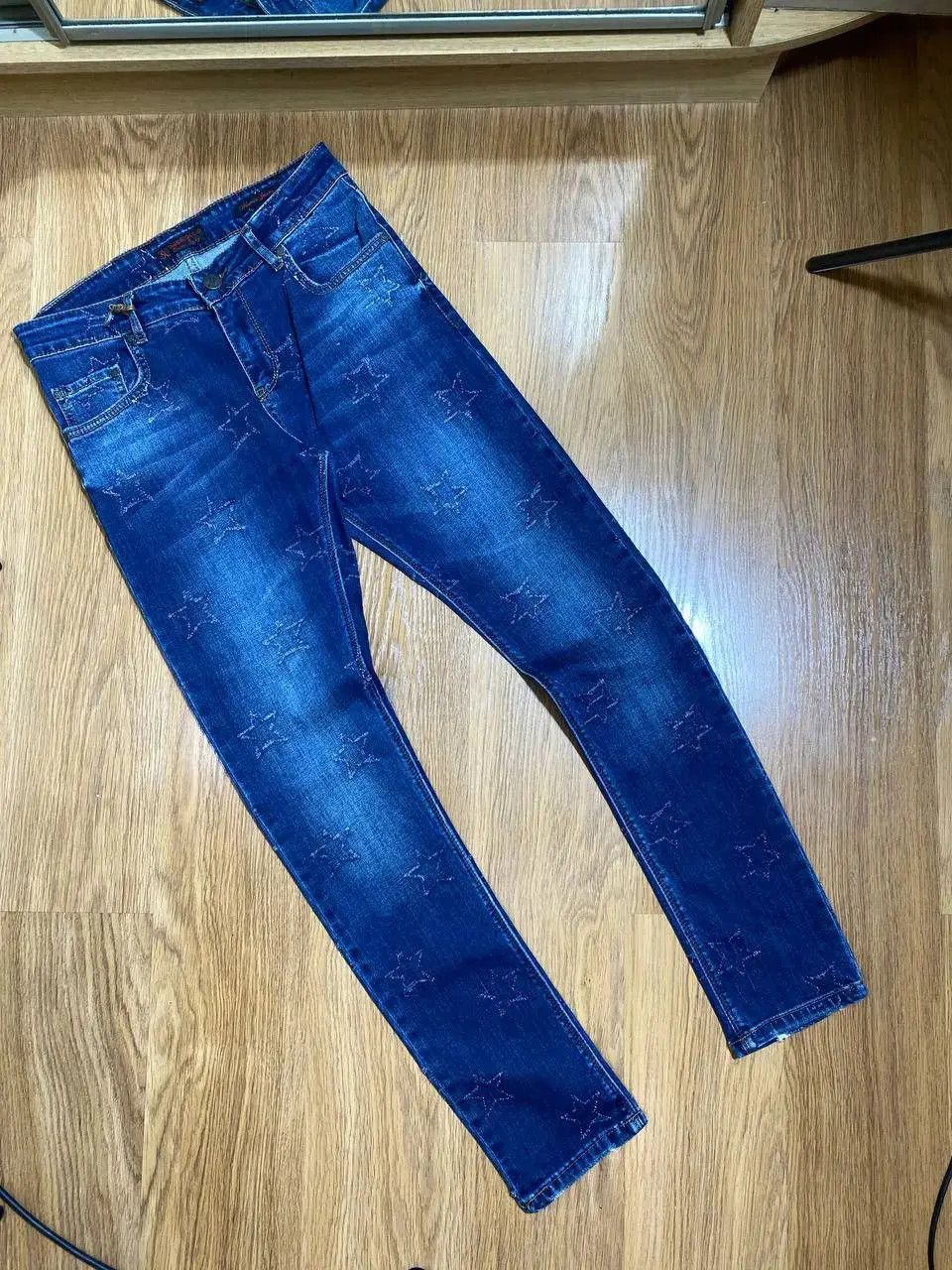 Japanese Brand Dirty Distressed Jeans Patchwork Painted Flared Baggy Size US 32 / EU 48 - 10 Thumbnail