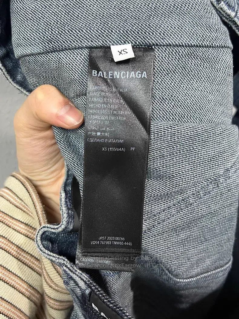 Balenciaga Balenciaga size XS Layered Denim Pants Size US 27 - 4 Thumbnail
