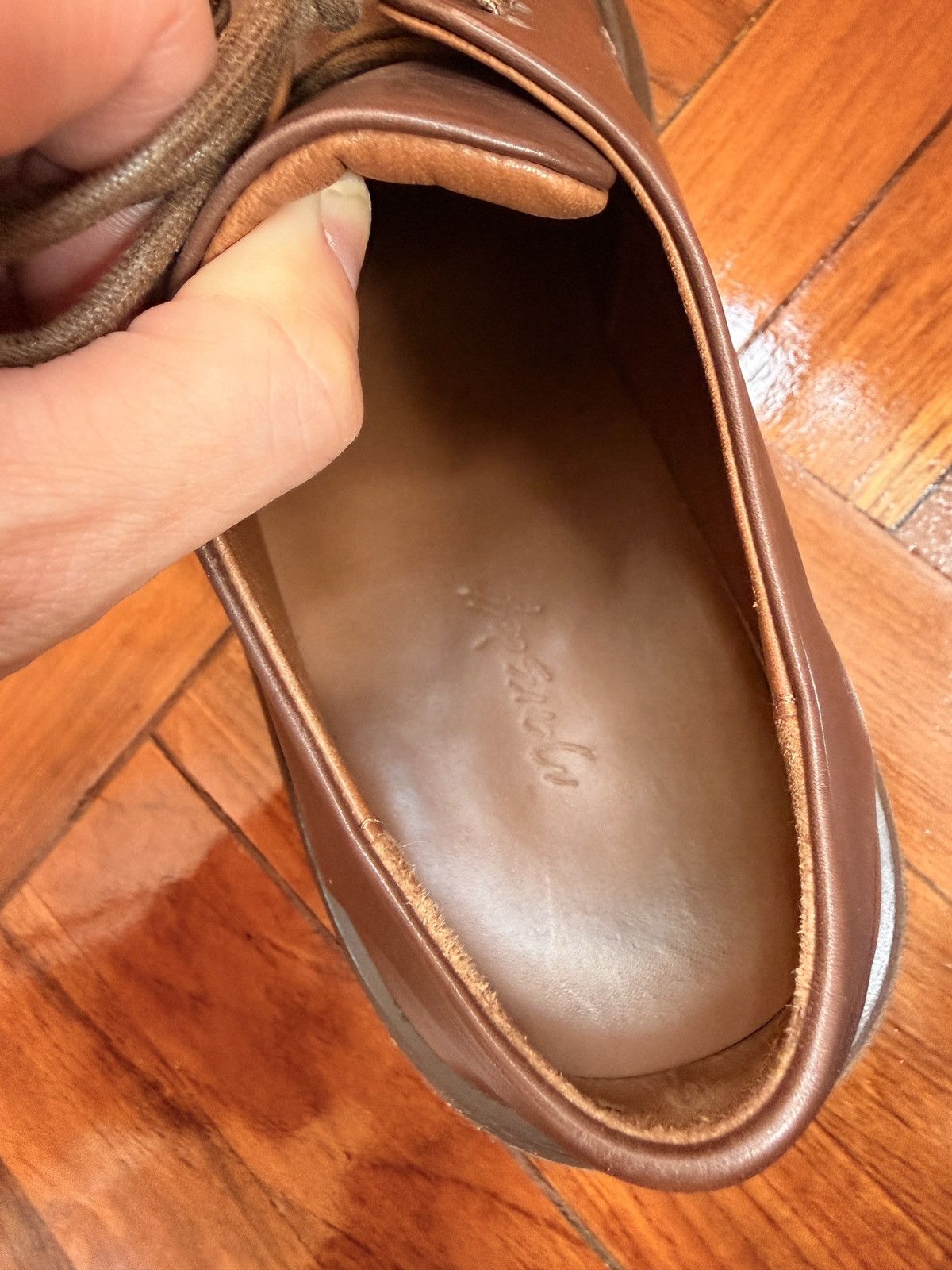 Marsèll Zuccolona Derby Dark Brown Leather Crepe Sole – 39