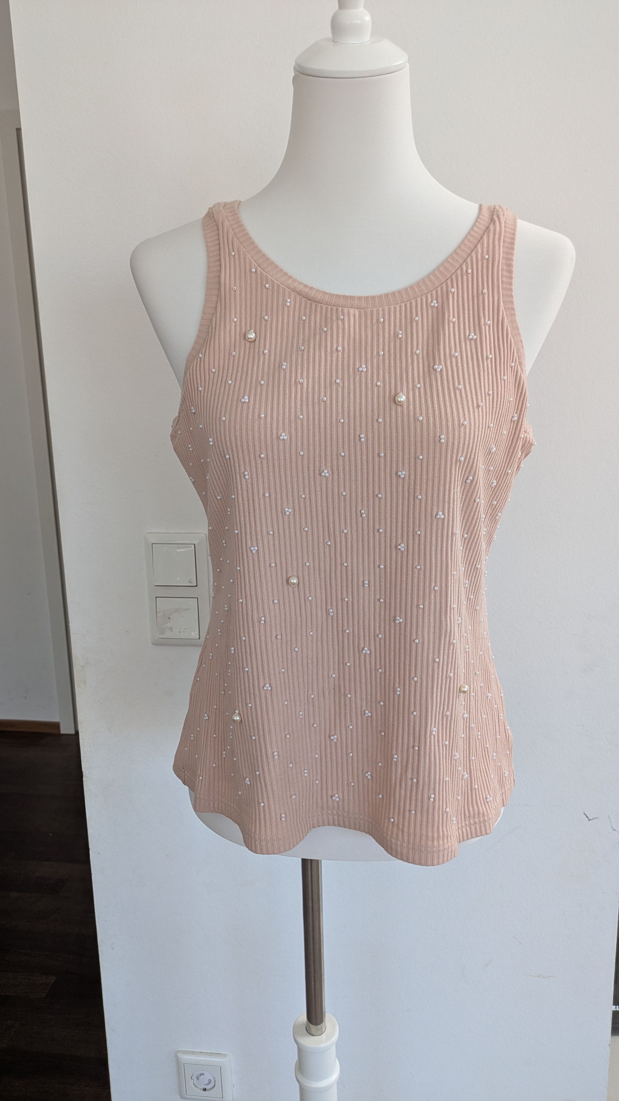 Chanel Chanel Ribbed top with beads Size XL / US 12-14 / IT 48-50 - 2 Thumbnail