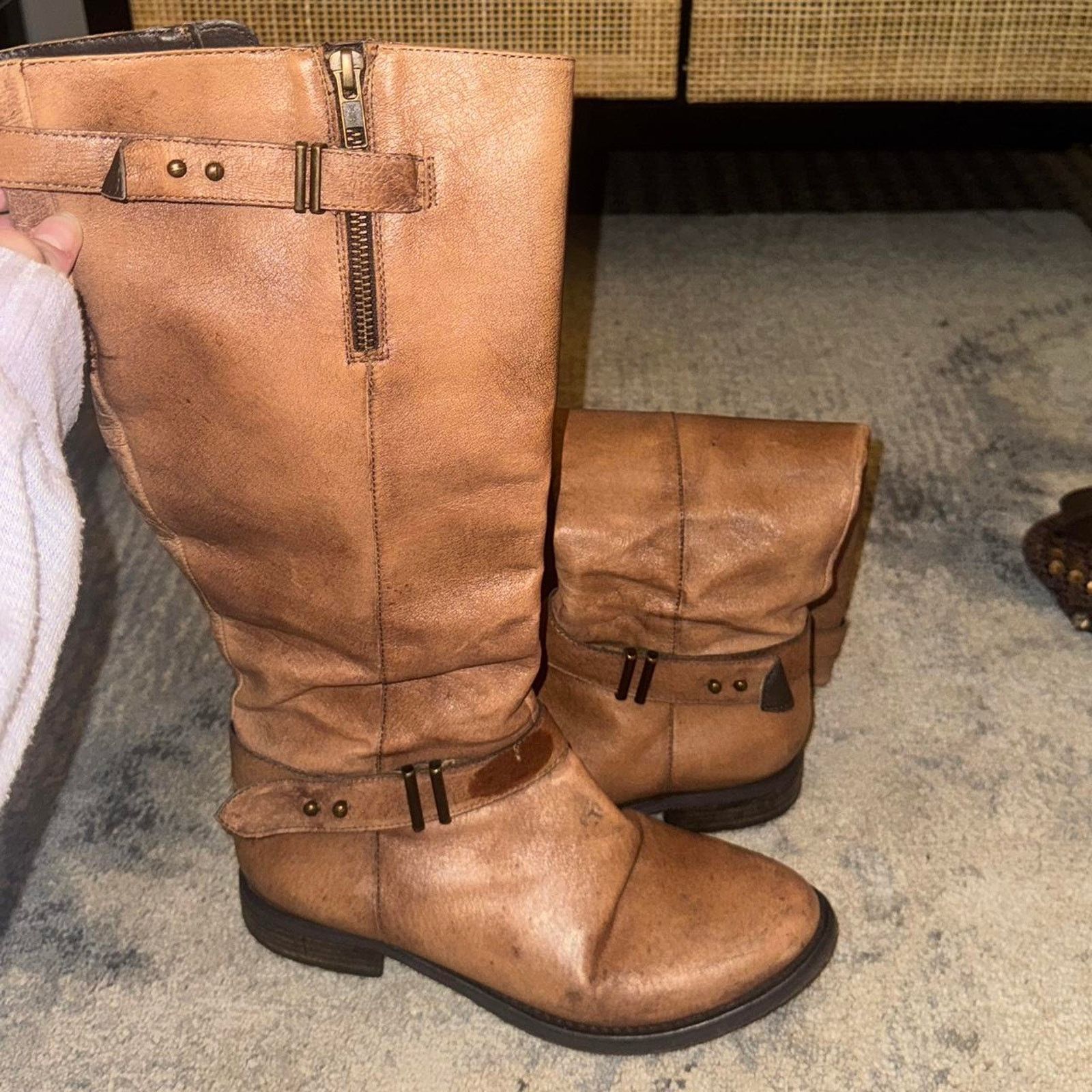 Steve Madden Steve madden coganc tan brown tall boots Size US 7.5 / IT 37.5 - 6 Thumbnail