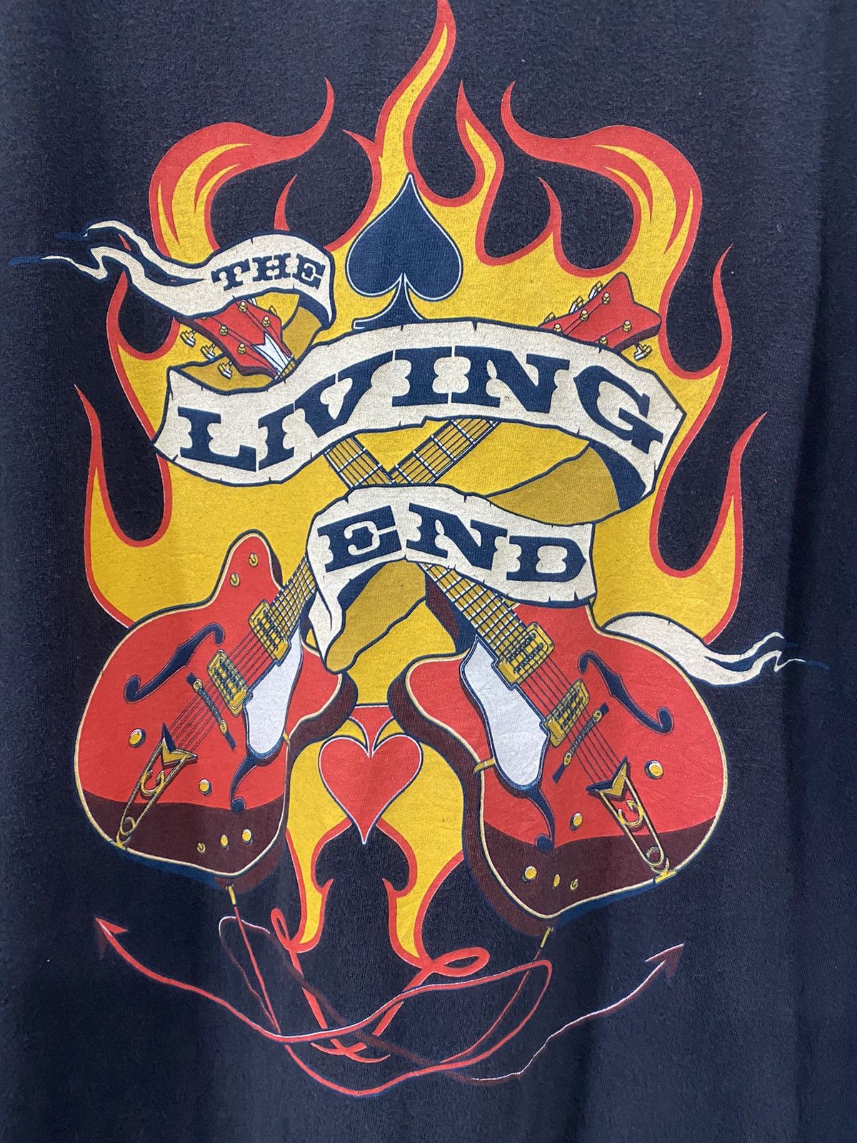Band Tees ✅ VINTAGE THE LIVING END punk rockabilly band 2001 tee shirt Size US M / EU 48-50 / 2 - 4 Thumbnail