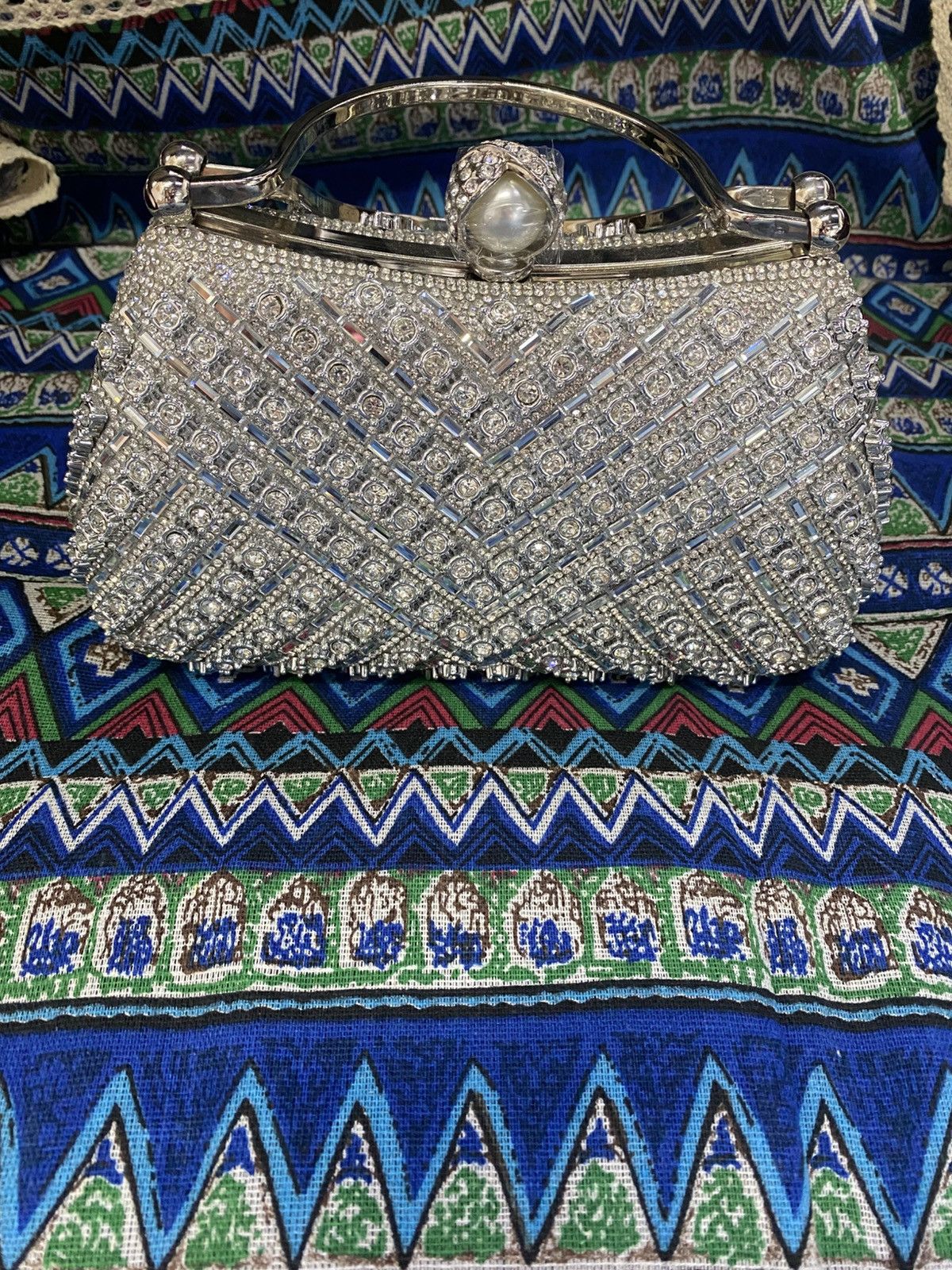 Other Handbag silver brand new Size ONE SIZE - 1 Thumbnail
