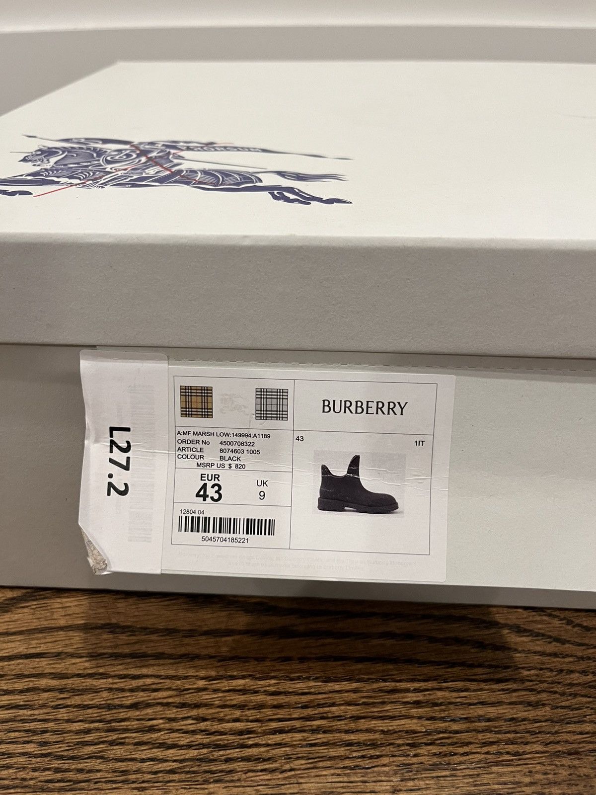 Burberry Burberry Rubber Marsh Boots Low Size US 10 / EU 43 - 19 Thumbnail