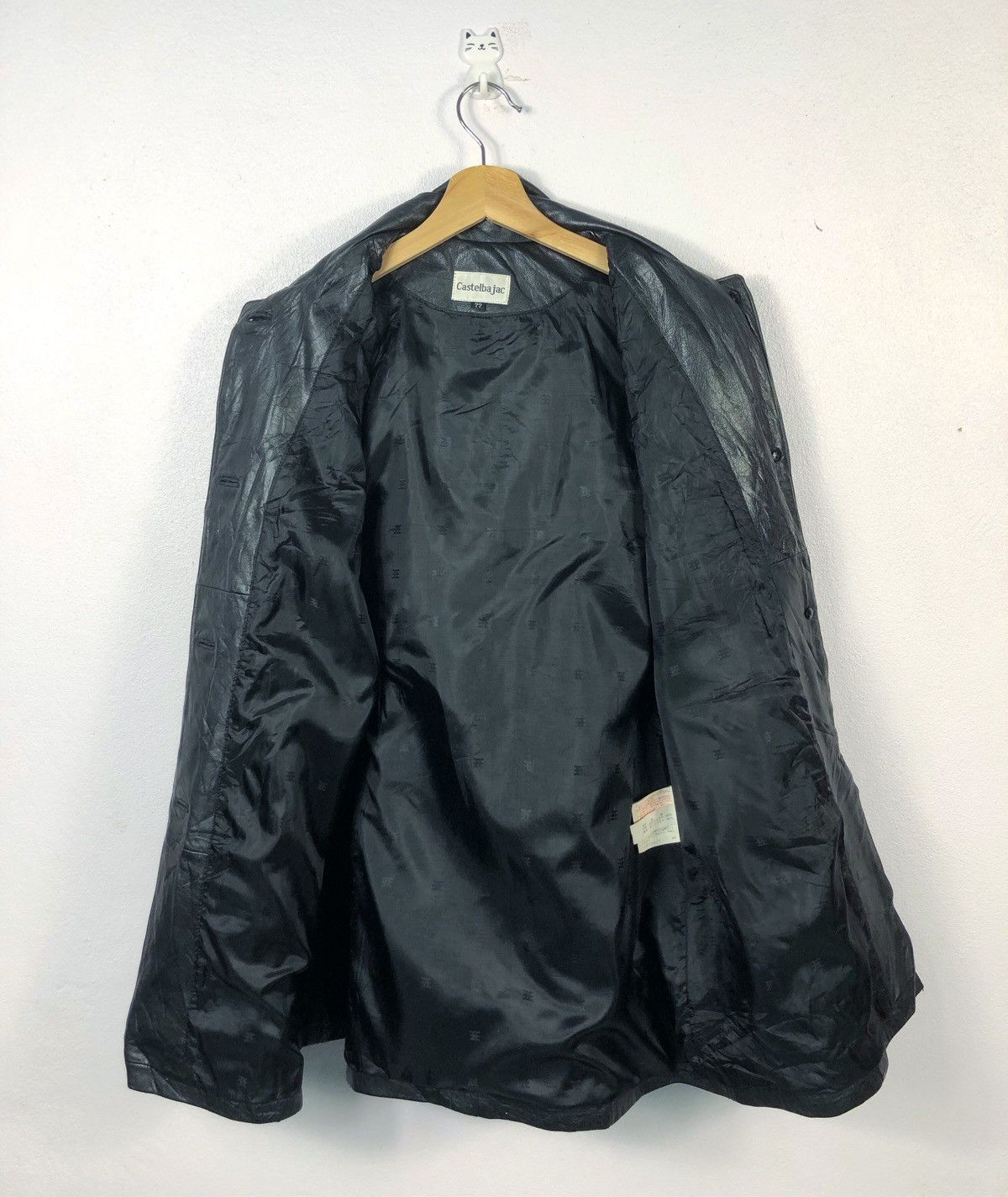 Jean Charles De Castelbajac Rare Vintage JC Castelbajac Button Leather Jacket Size US XS / EU 42 / 0 - 8 Thumbnail